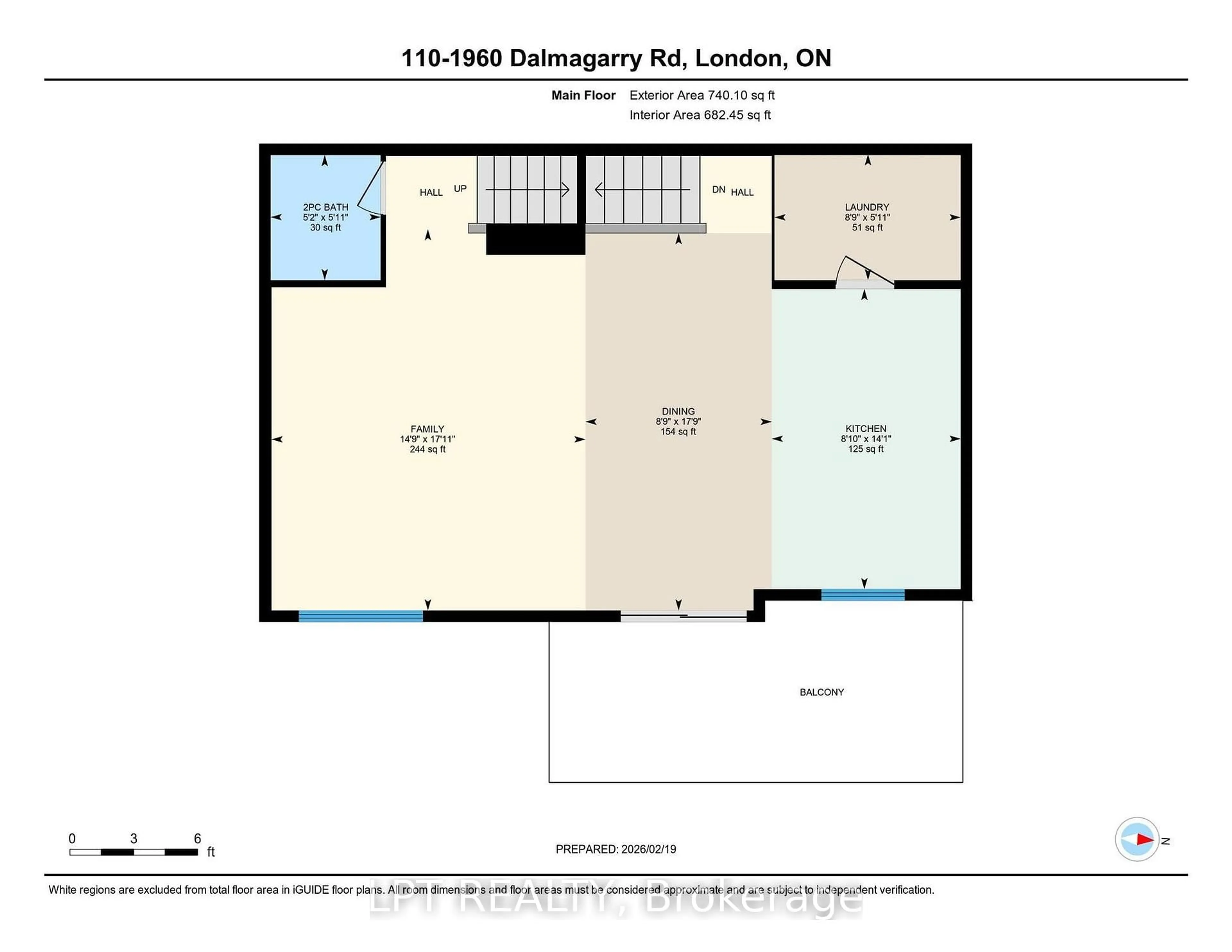 Floor plan for 1960 Dalmagarry Rd #110, London North Ontario N6G 0T8