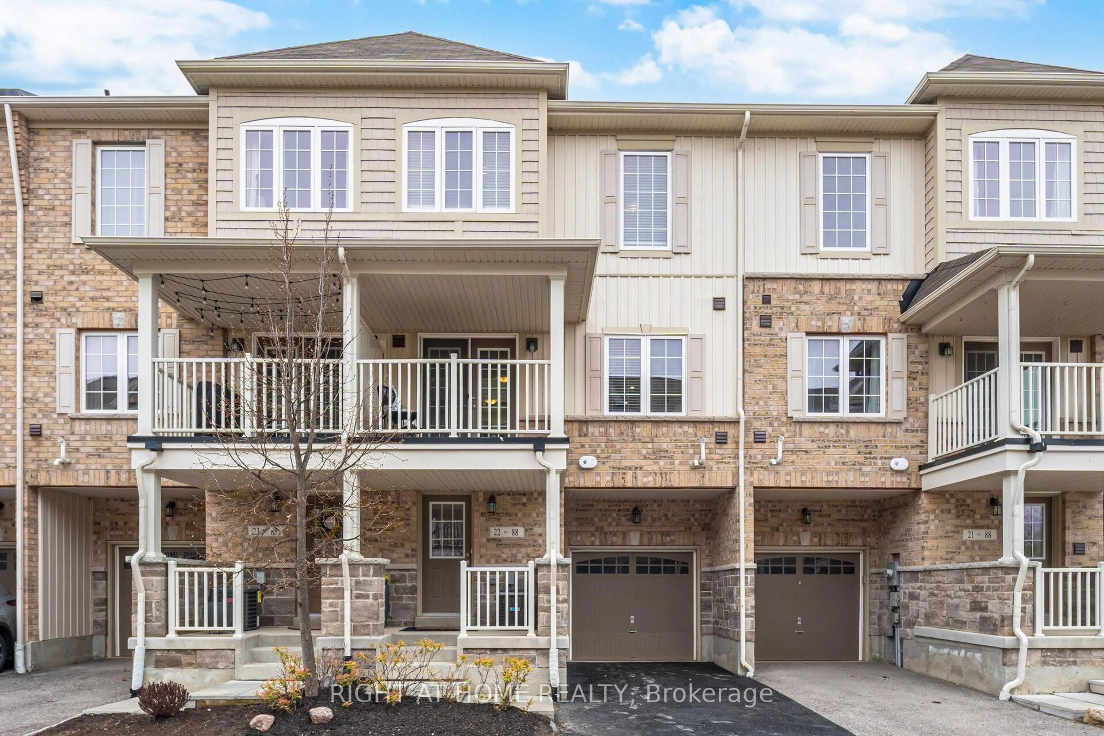 Home with brick exterior material, street for 88 Decorso Dr #22, Guelph Ontario N1L 0A9