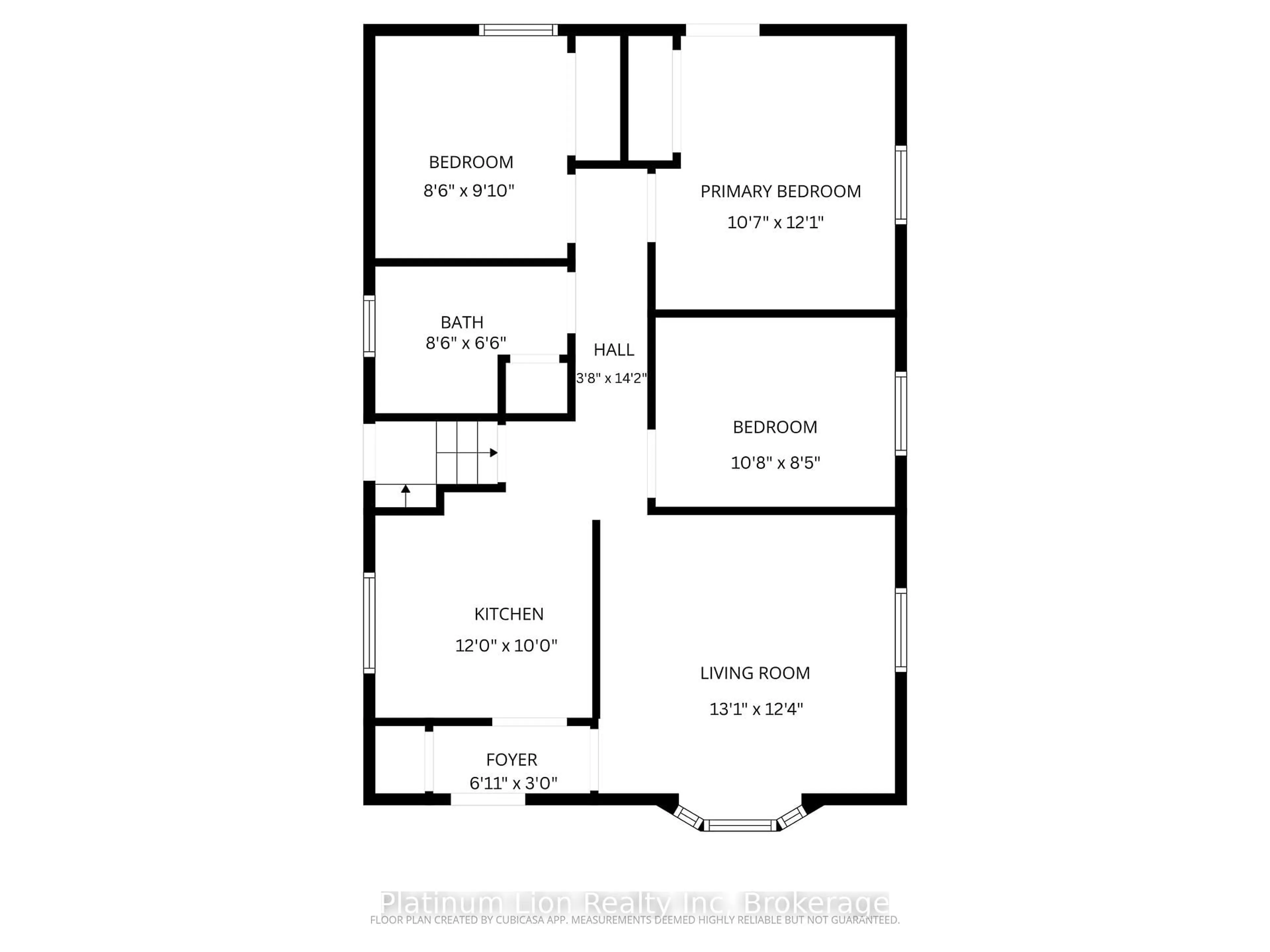 Floor plan for 609 Guelph St, Kitchener Ontario N2H 5Y5