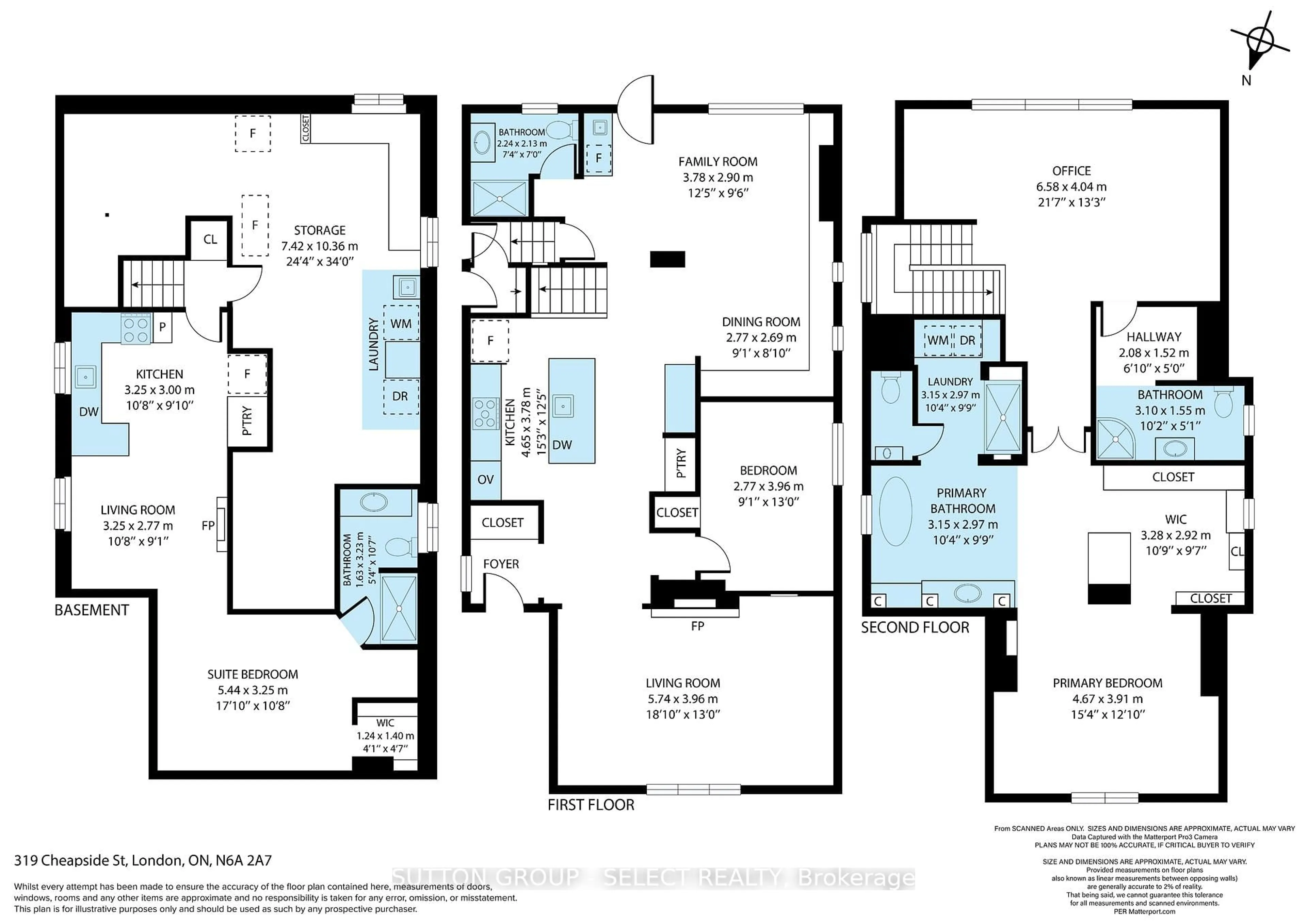 Floor plan for 319 Cheapside St, London East Ontario N6A 2A7