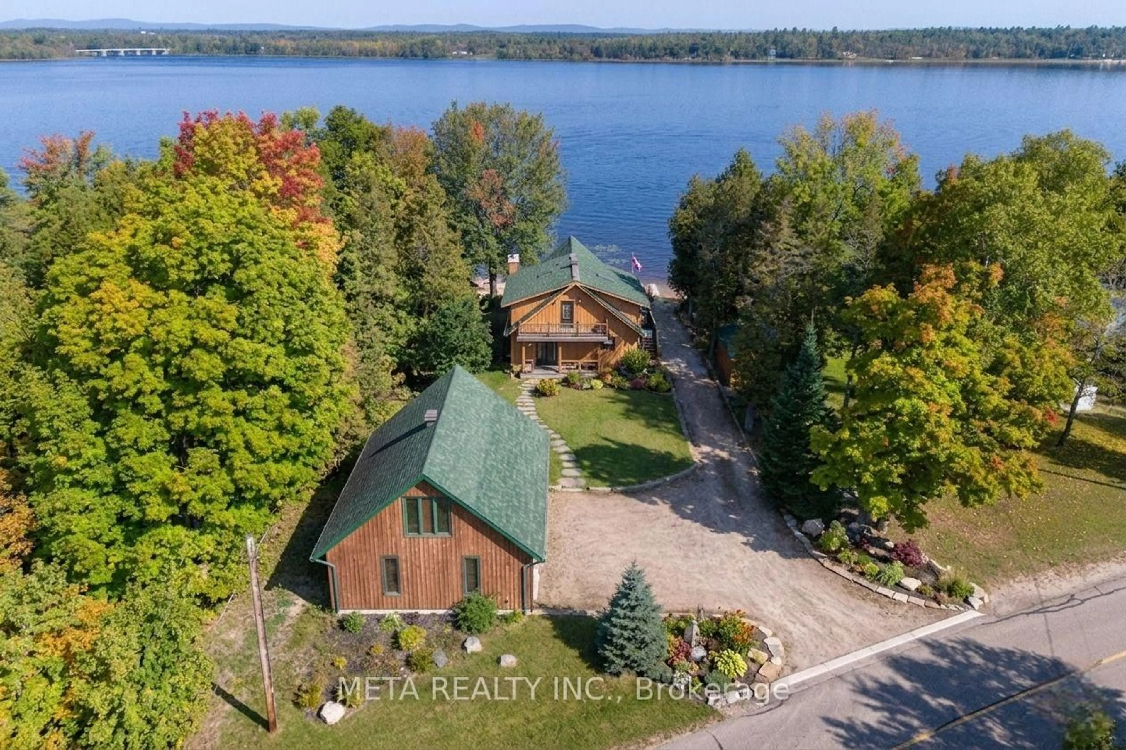 A pic from outside/outdoor area/front of a property/back of a property/a pic from drone, water/lake/river/ocean view for 800 Forest Park Rd, Pembroke Ontario K8A 6W2