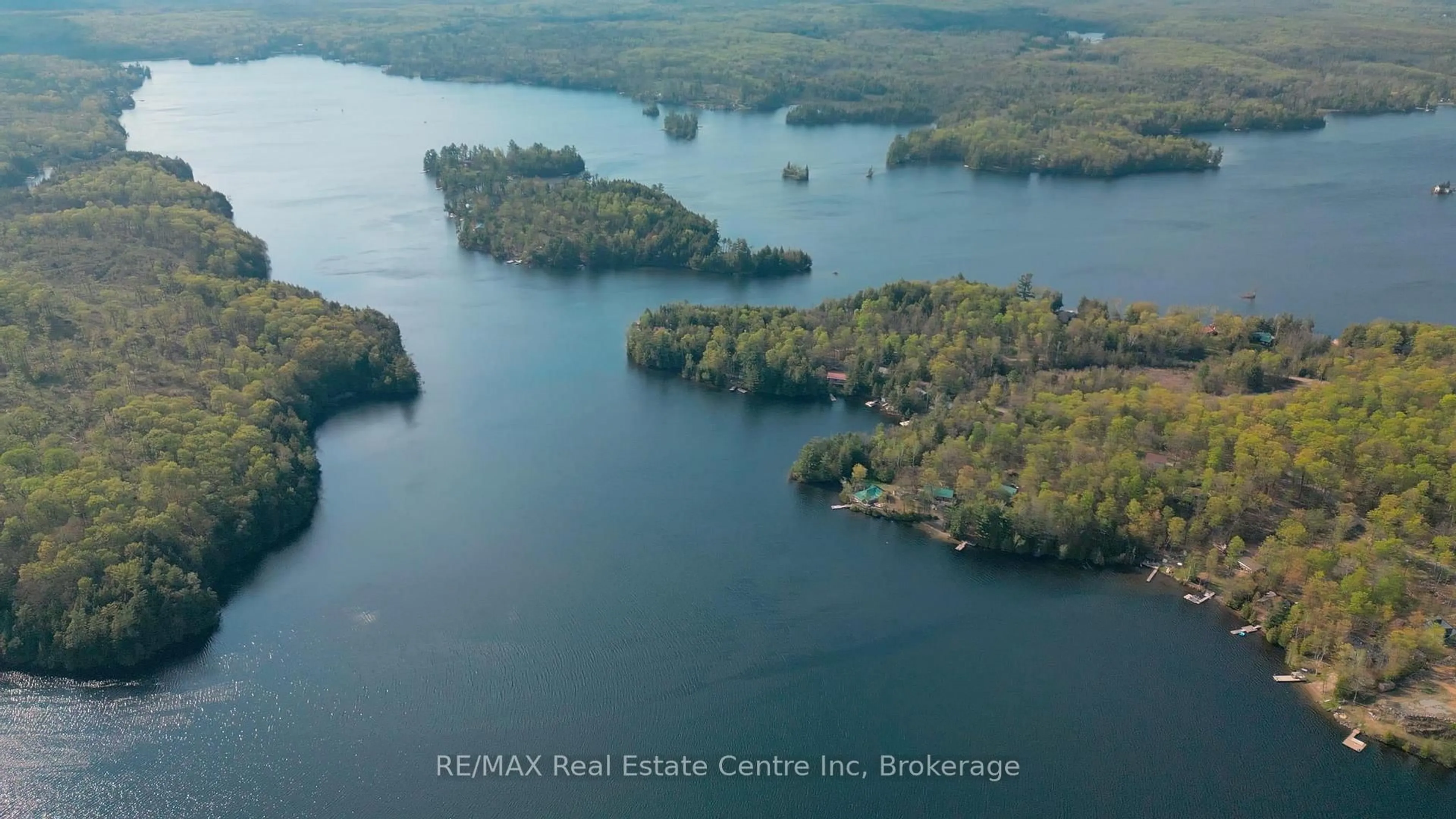 A pic from outside/outdoor area/front of a property/back of a property/a pic from drone, water/lake/river/ocean view for 754 Steenburg Lake Rd, Hastings Ontario K0L 1W0