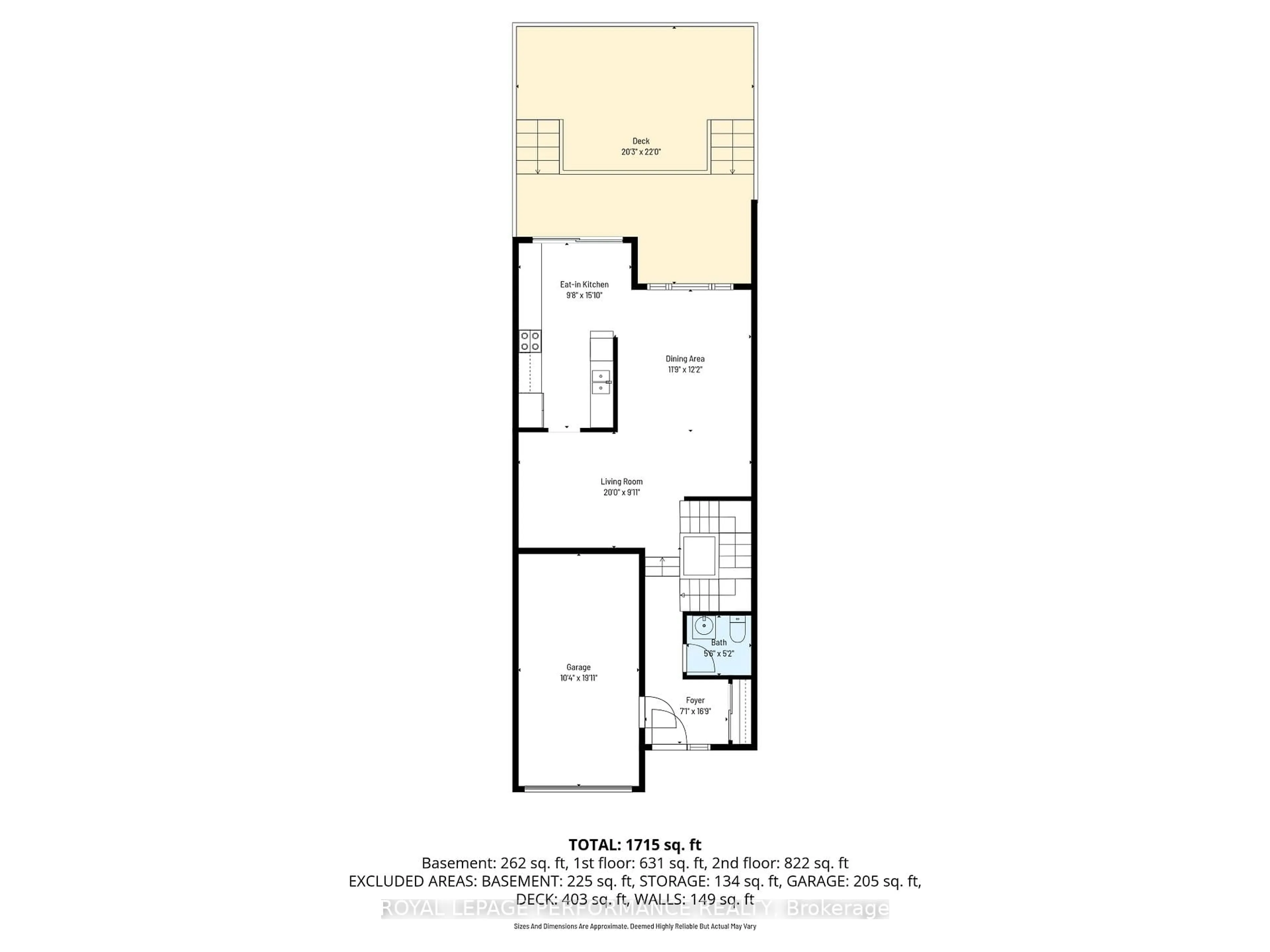 Floor plan for 6420 Sablewood Pl, Ottawa Ontario K1C 7L7