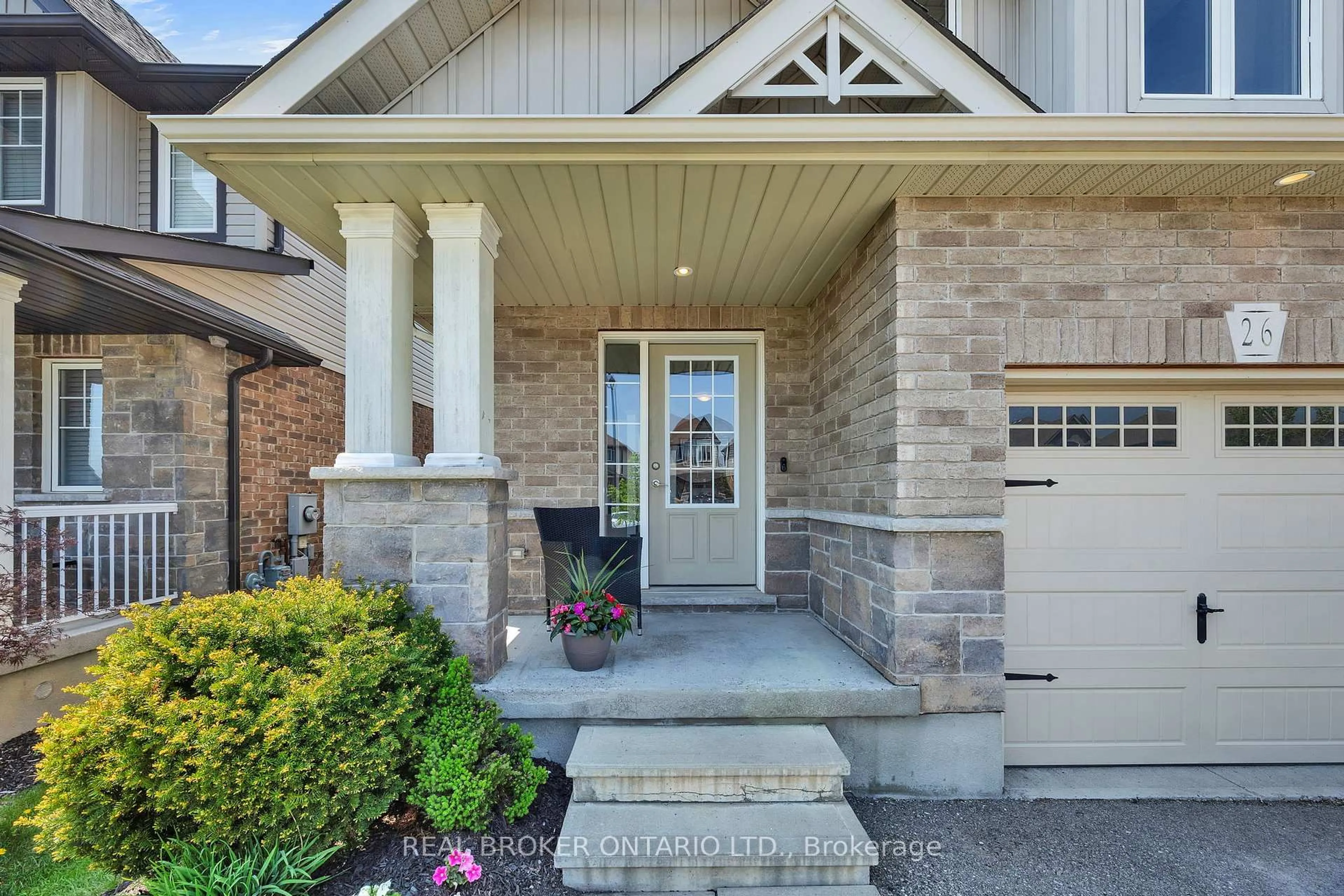 Home with brick exterior material, street for 26 Limera Ave, Woolwich Ontario N3B 0B6