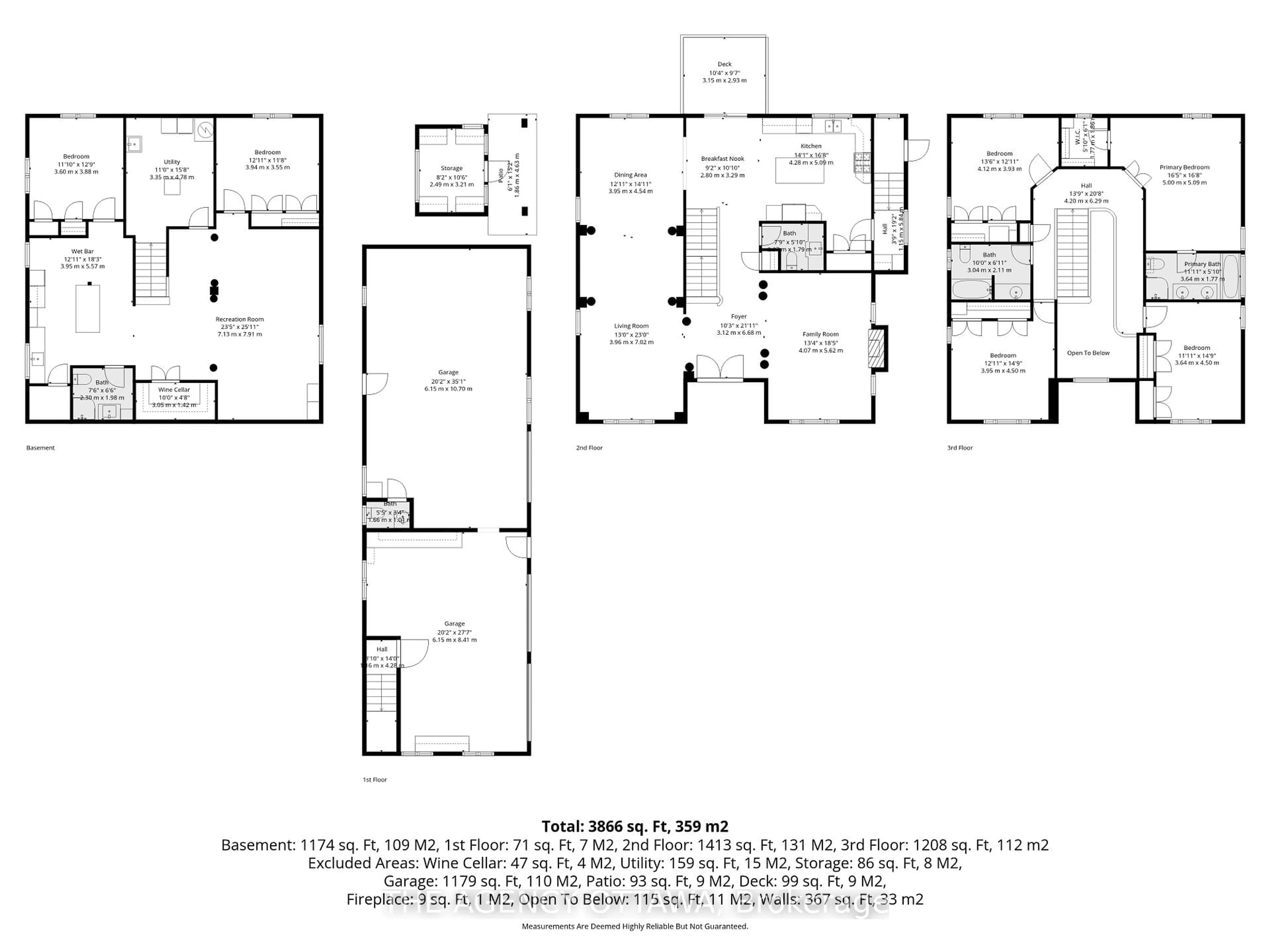 Floor plan for 4633 Albion Rd, Ottawa Ontario K1X 1A4