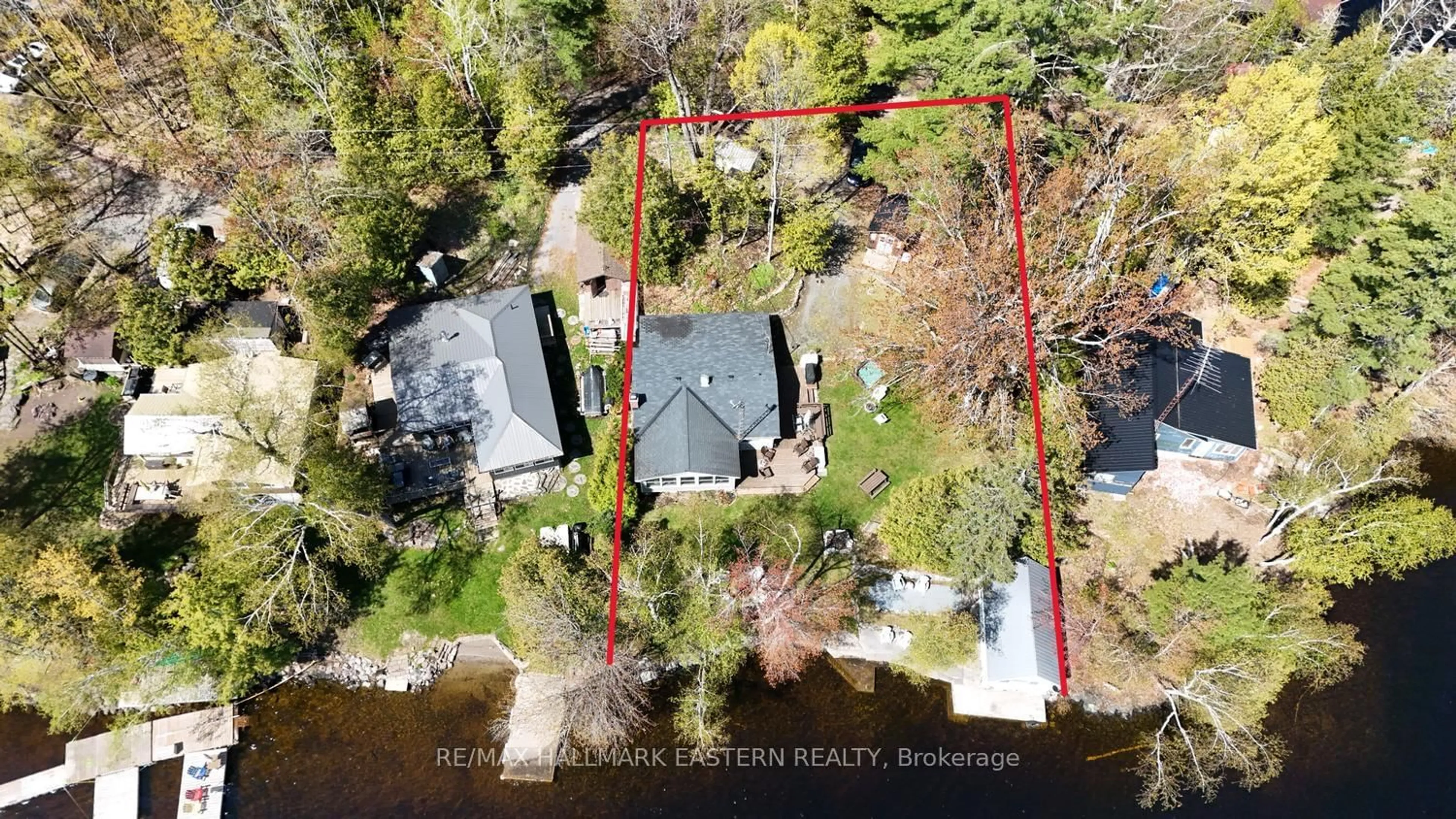 A pic from outside/outdoor area/front of a property/back of a property/a pic from drone, water/lake/river/ocean view for 31 Fire Route 27A, Havelock-Belmont-Methuen Ontario K0L 1Z0