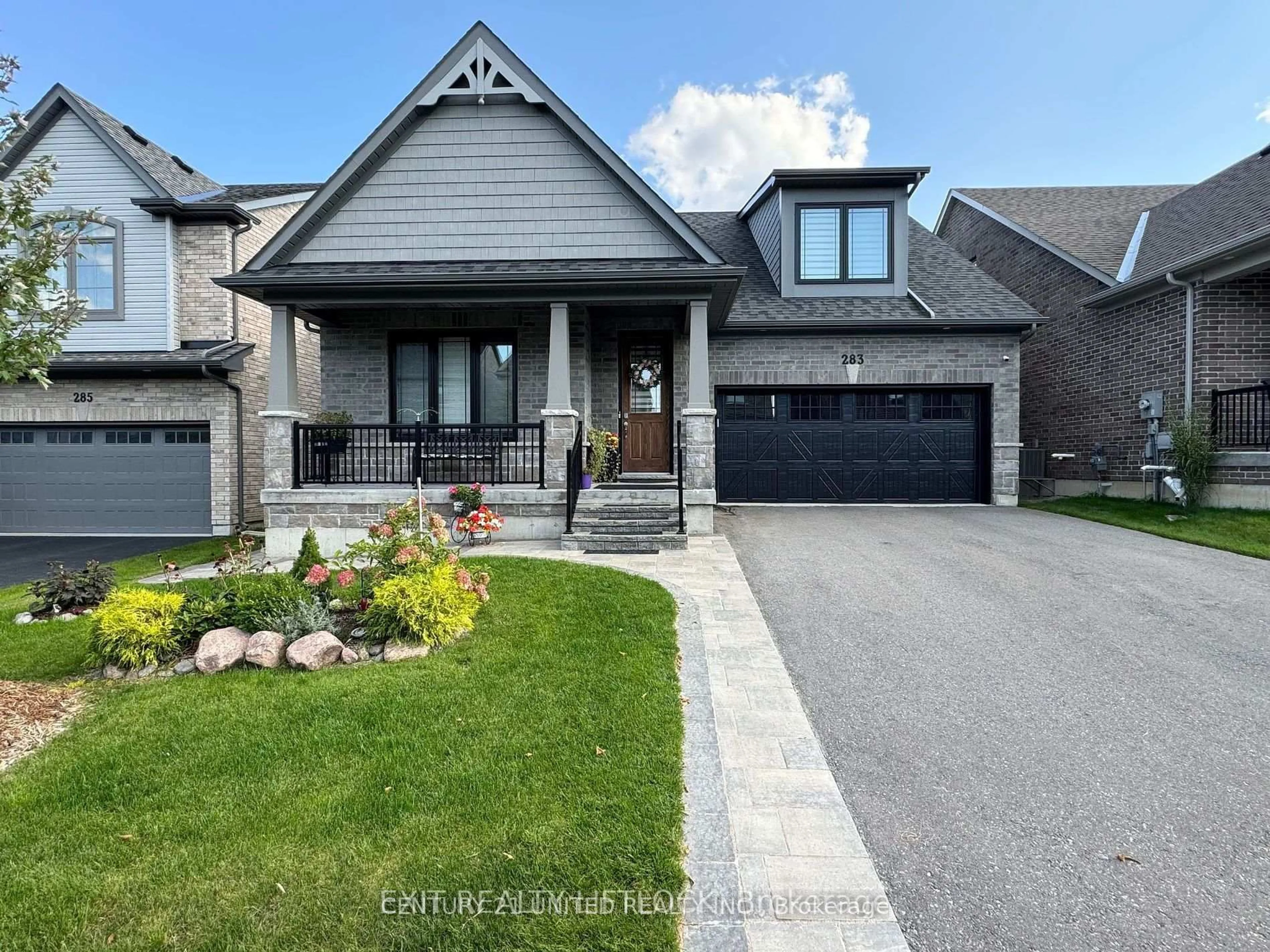 Home with brick exterior material, street for 283 Noftall Gdns, Peterborough Ontario K9H 0G8