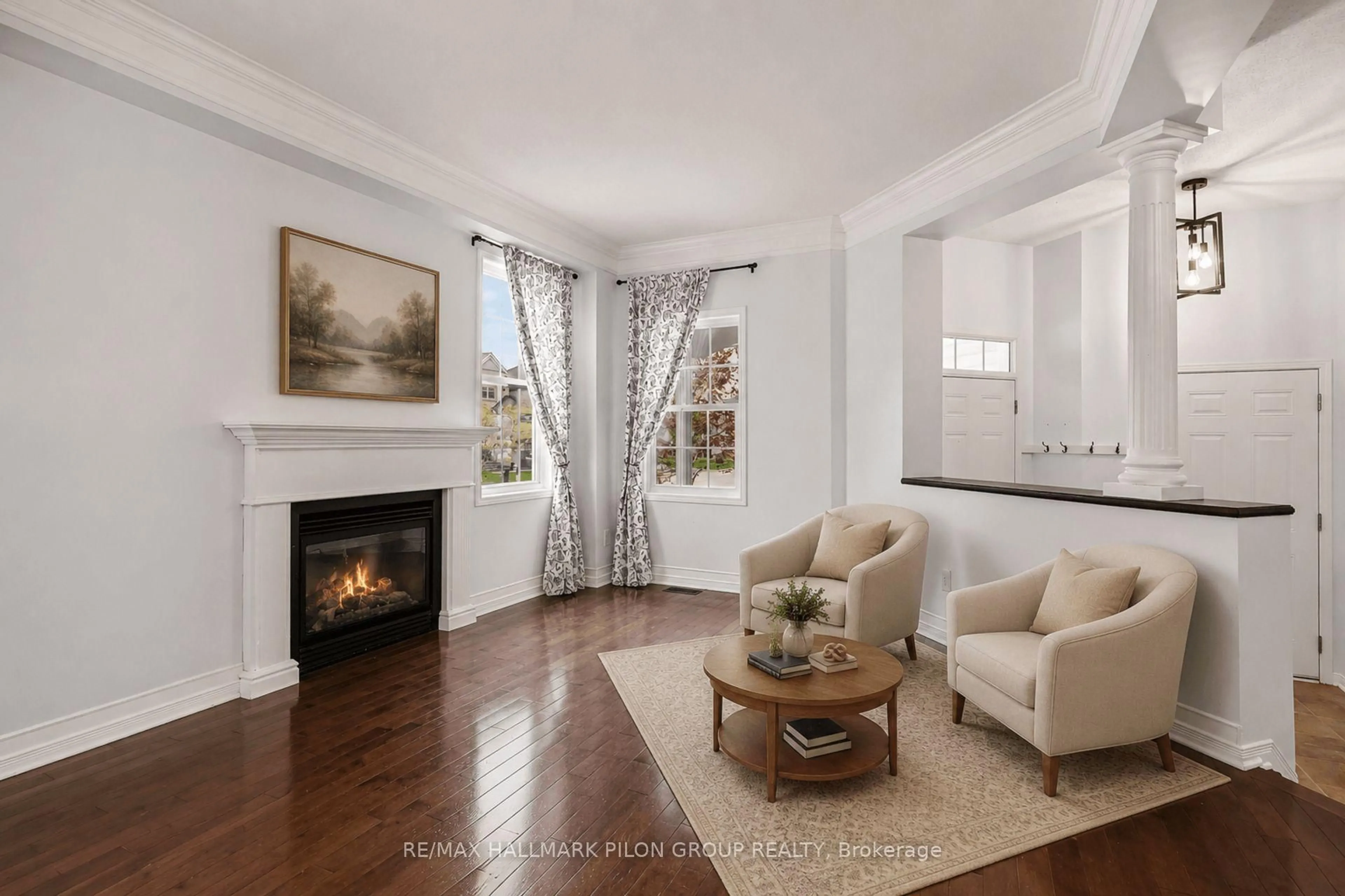 Living room with furniture, unknown for 108 Jolley Cut Way, Ottawa Ontario K1W 0B5