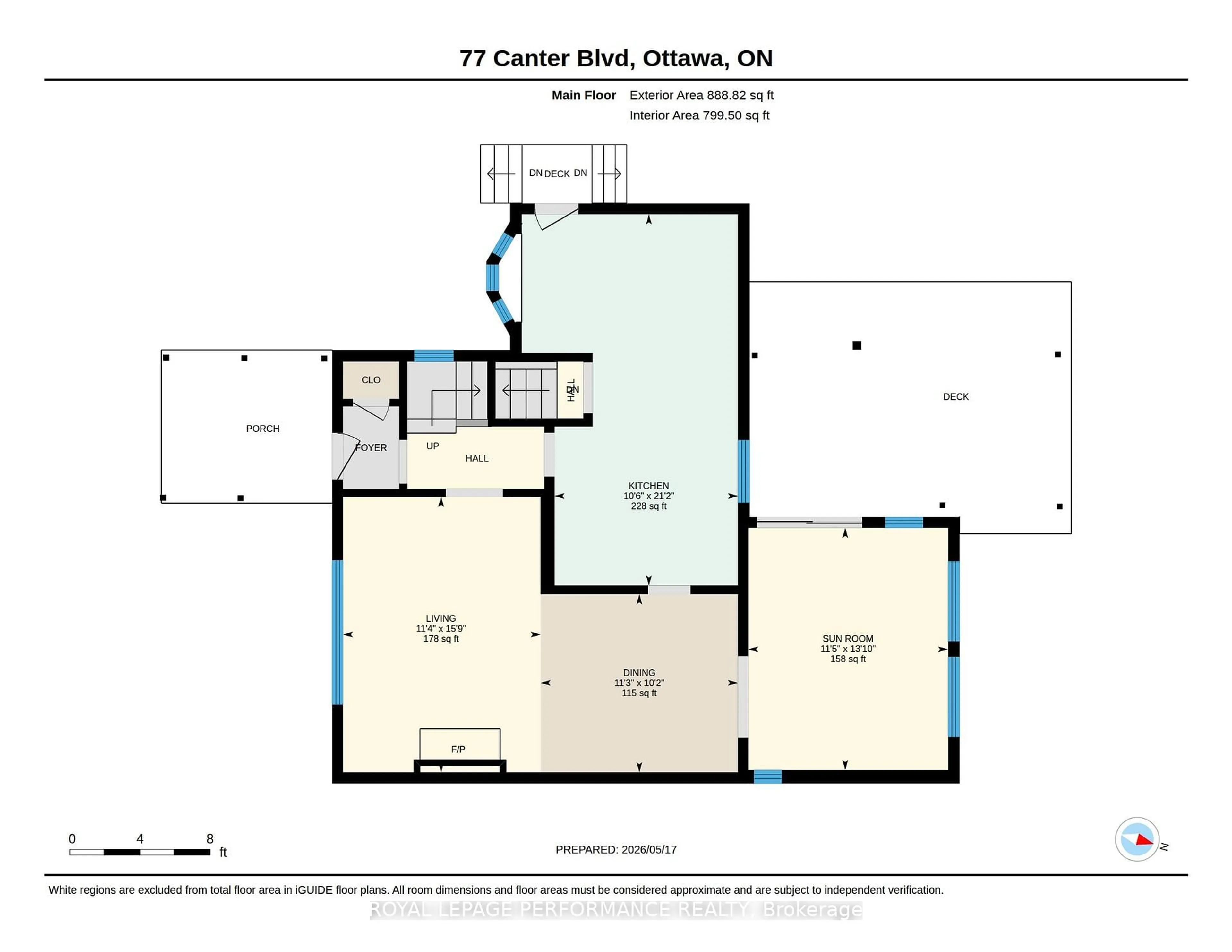 Floor plan for 77 Canter Blvd, Ottawa Ontario K2G 2M4