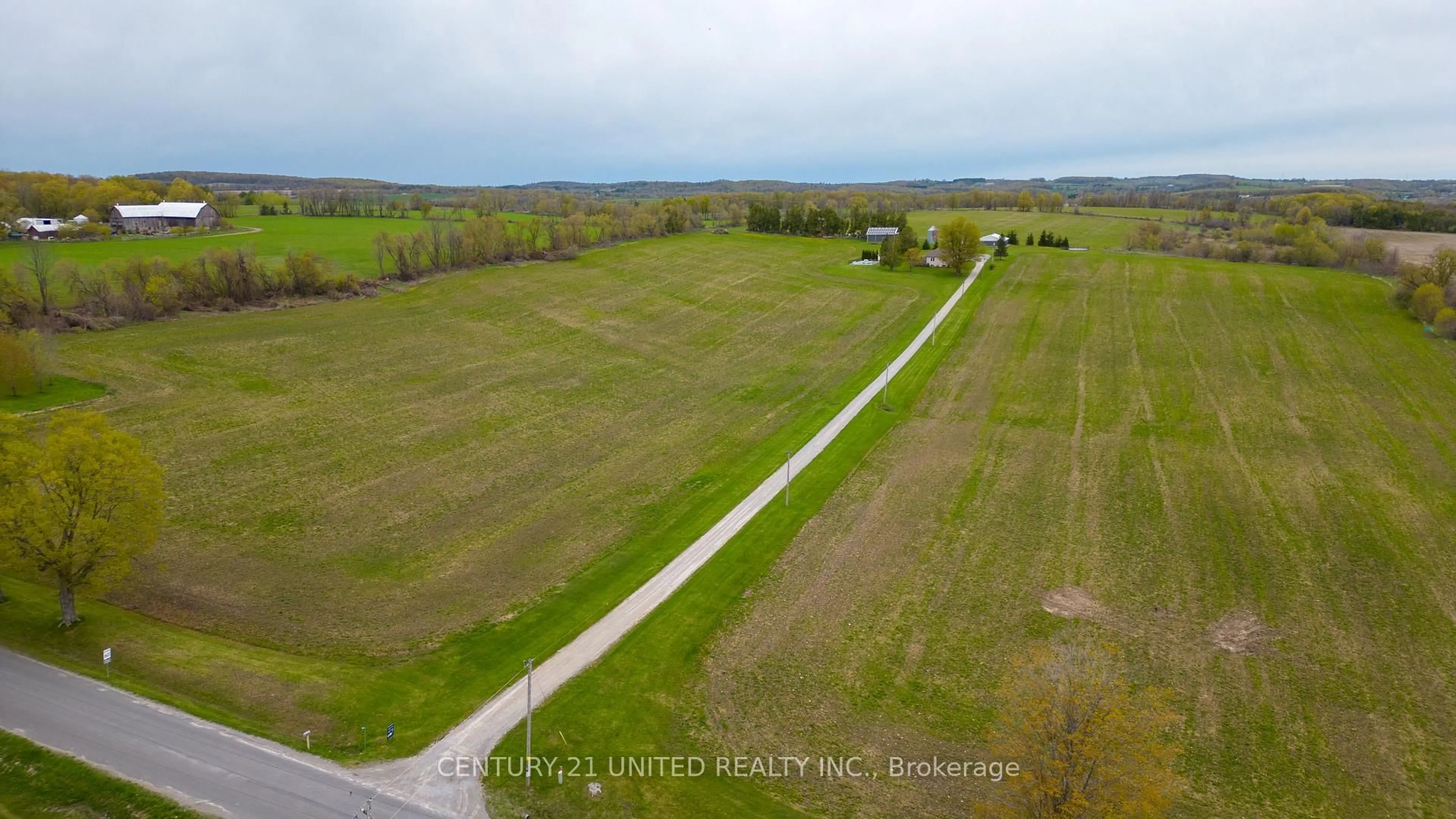 A pic from outside/outdoor area/front of a property/back of a property/a pic from drone, water/lake/river/ocean view for 872 Sharpe Line, Cavan Monaghan Ontario L0A 1C0
