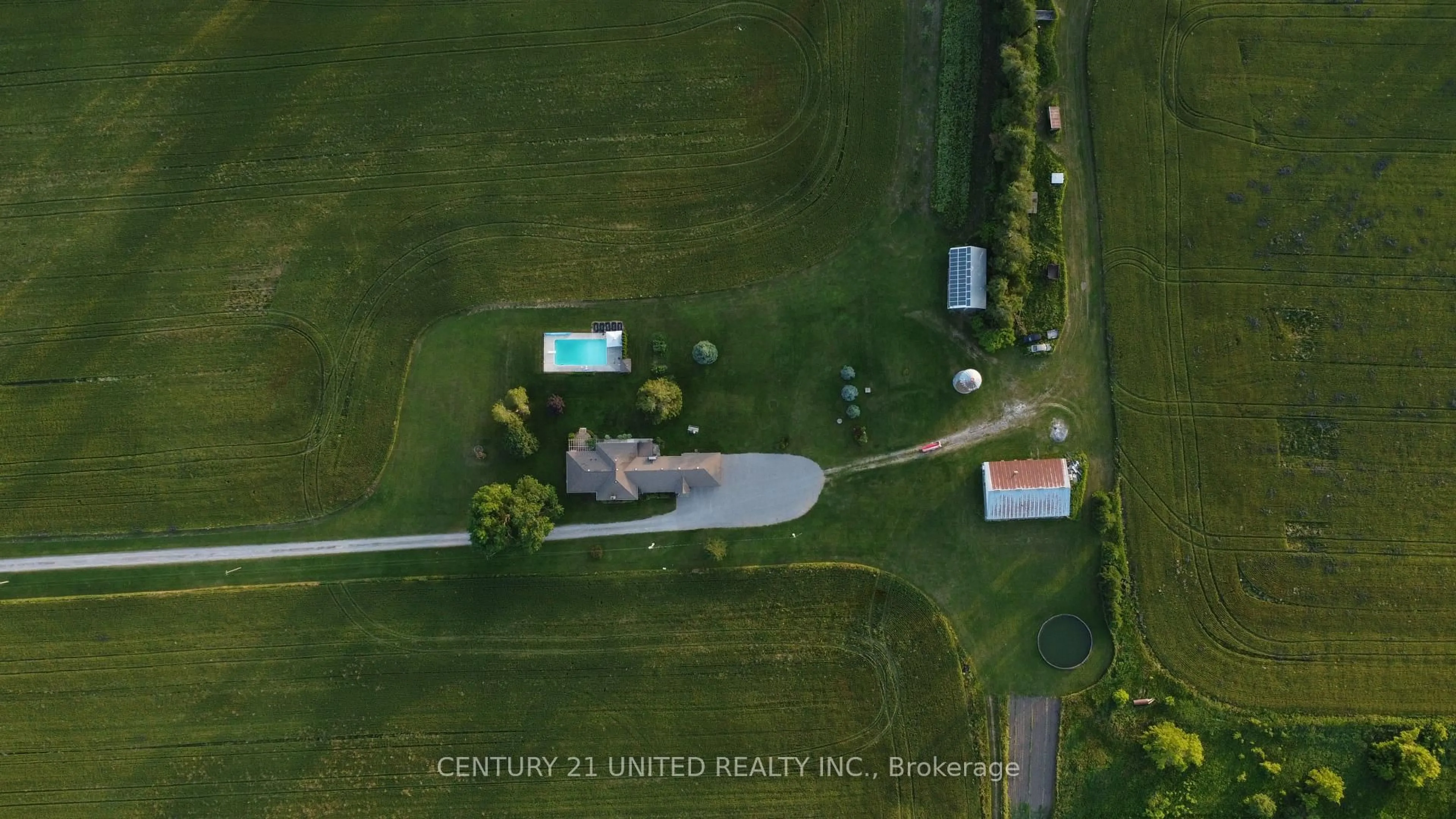 A pic from outside/outdoor area/front of a property/back of a property/a pic from drone, street for 872 Sharpe Line, Cavan Monaghan Ontario L0A 1C0