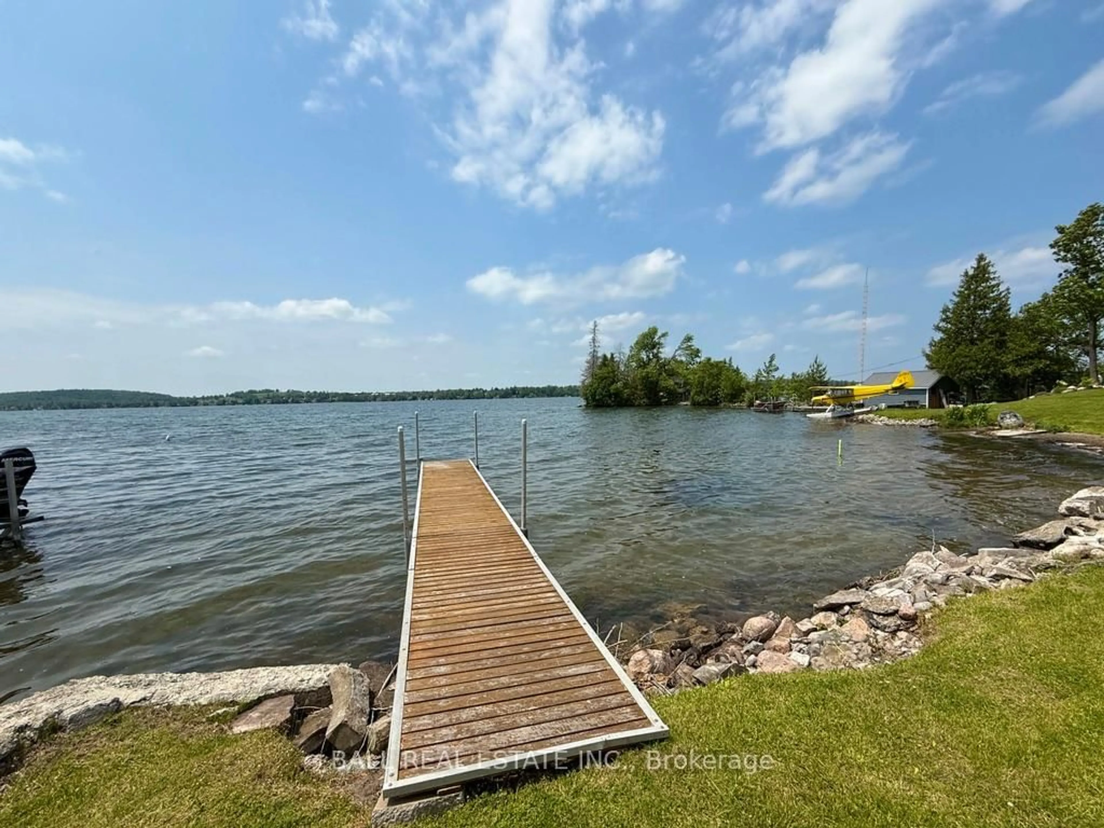 Patio, water/lake/river/ocean view for 654 Hatton Ave, Selwyn Ontario K0L 1H0