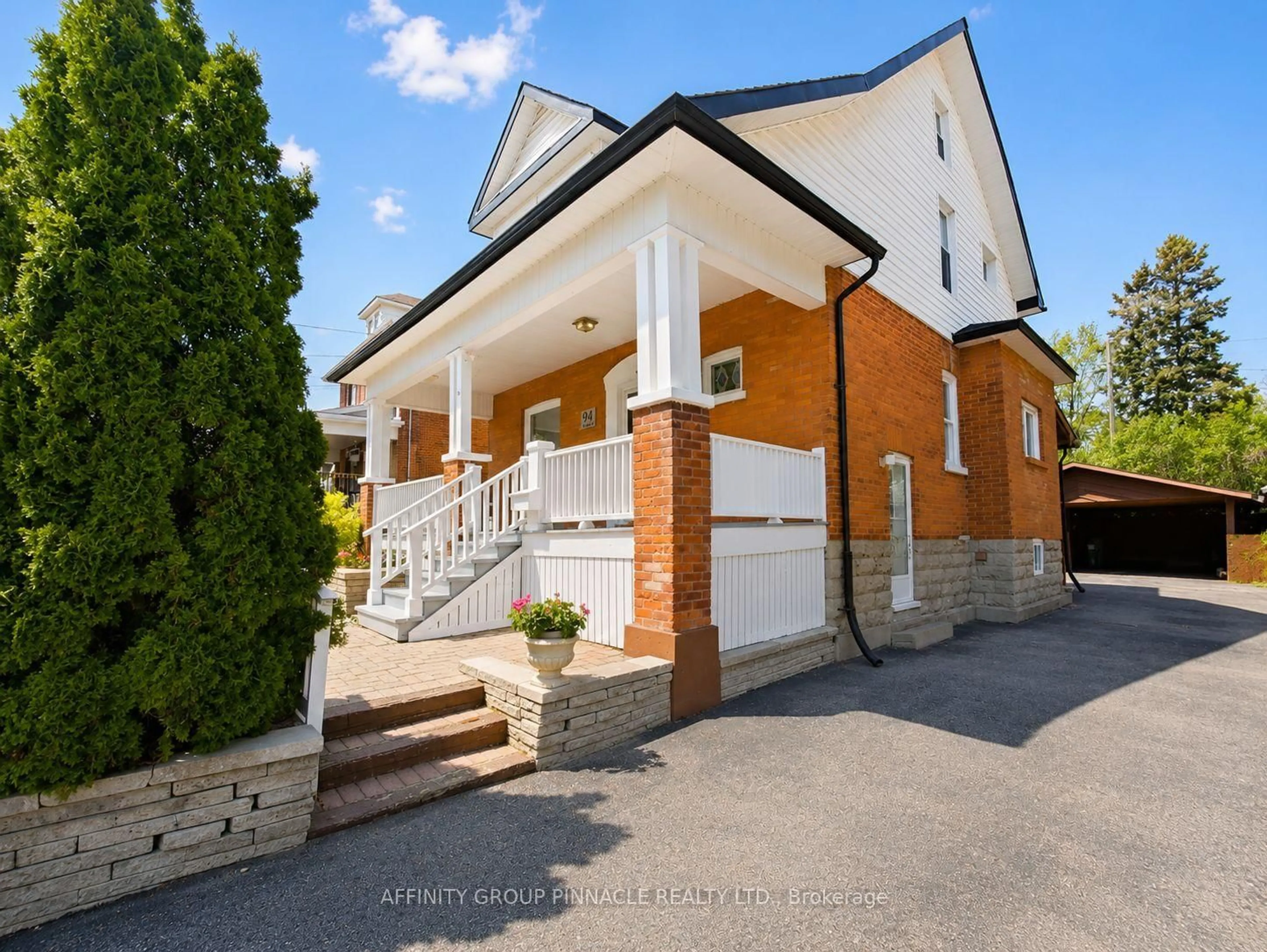 Home with brick exterior material, street for 94 Glenelg St, Kawartha Lakes Ontario K9V 2V9