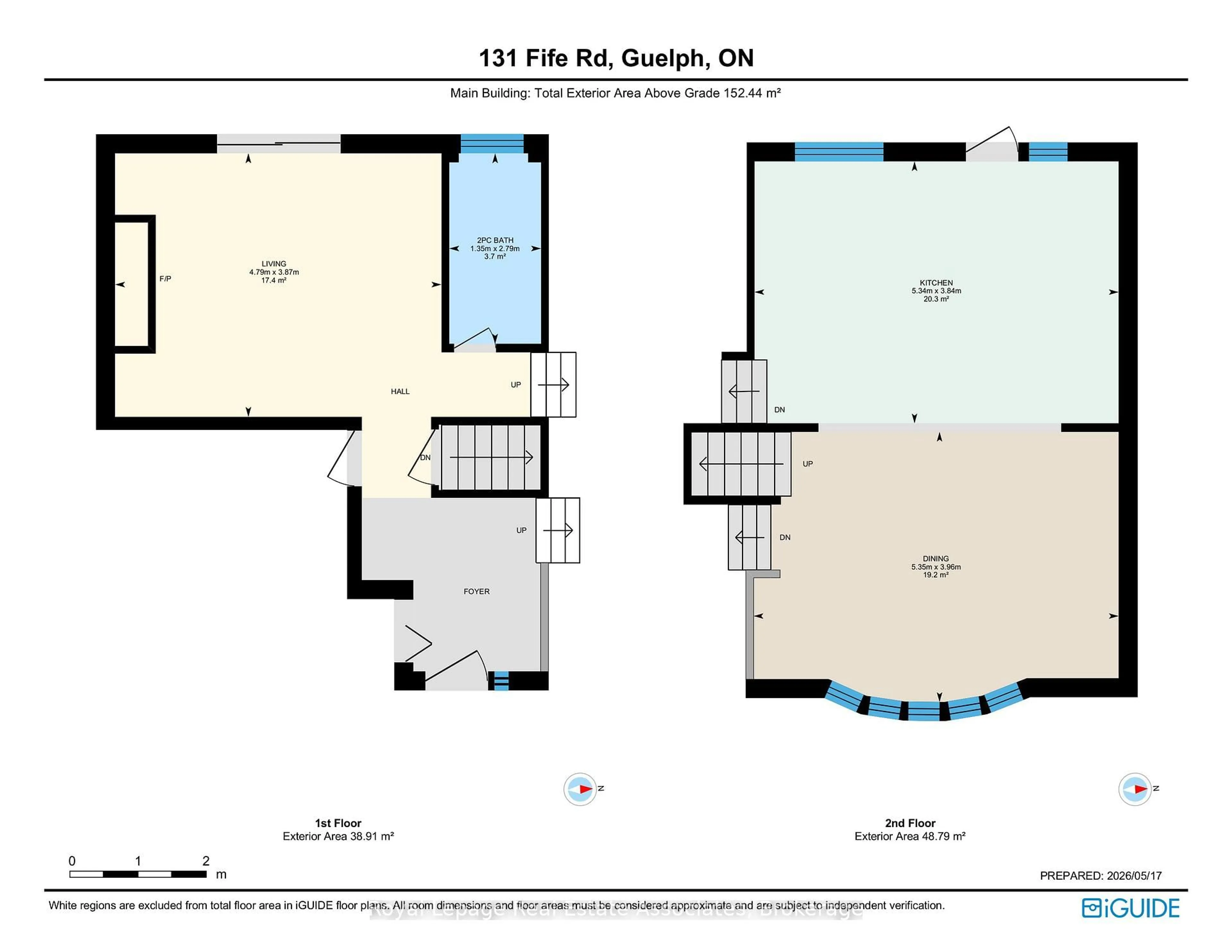 Floor plan for 131 Fife Rd, Guelph Ontario N1H 6Y1