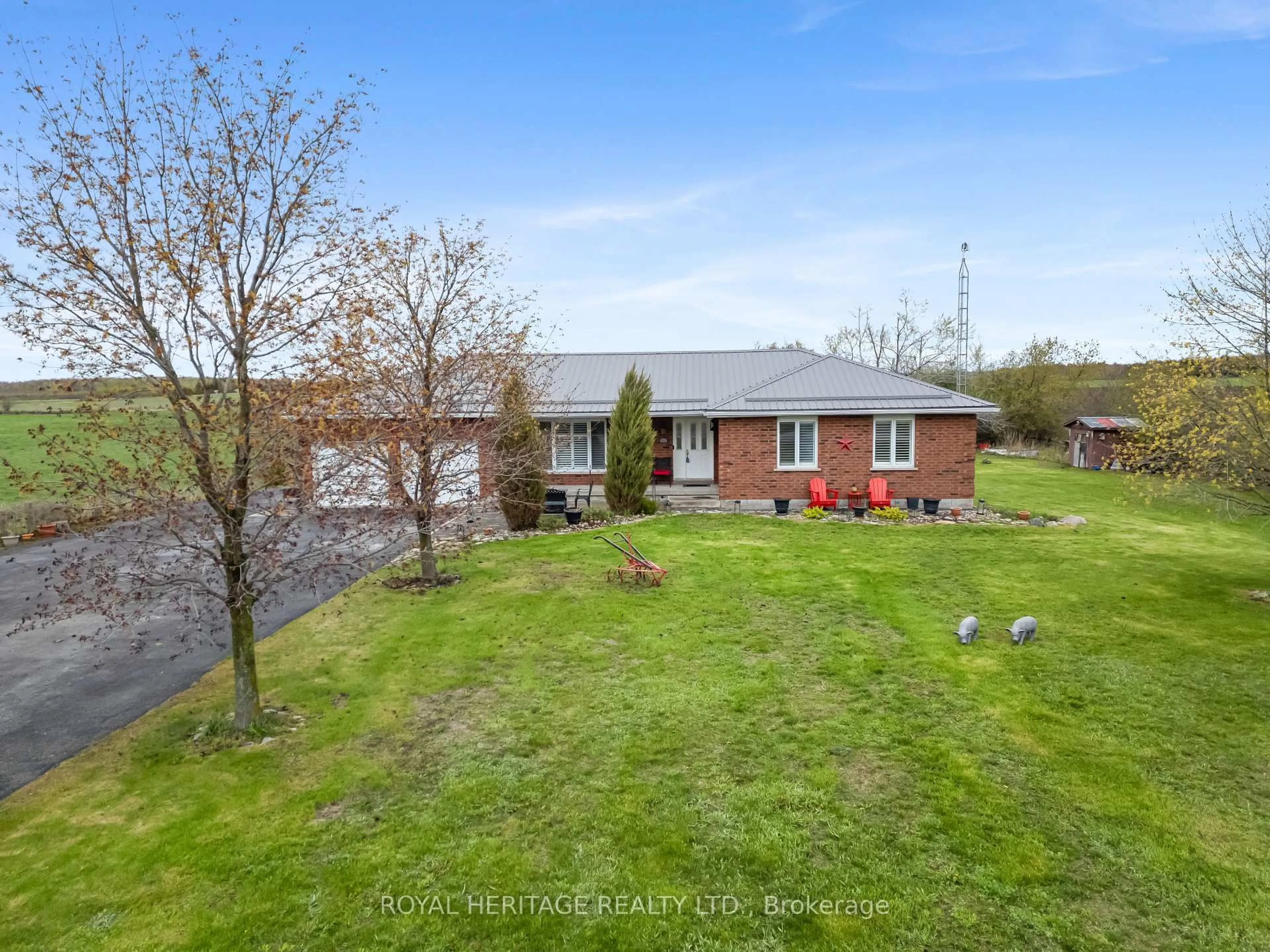 A pic from outside/outdoor area/front of a property/back of a property/a pic from drone, unknown for 604 Settlers Rd, Kawartha Lakes Ontario K9V 4R3