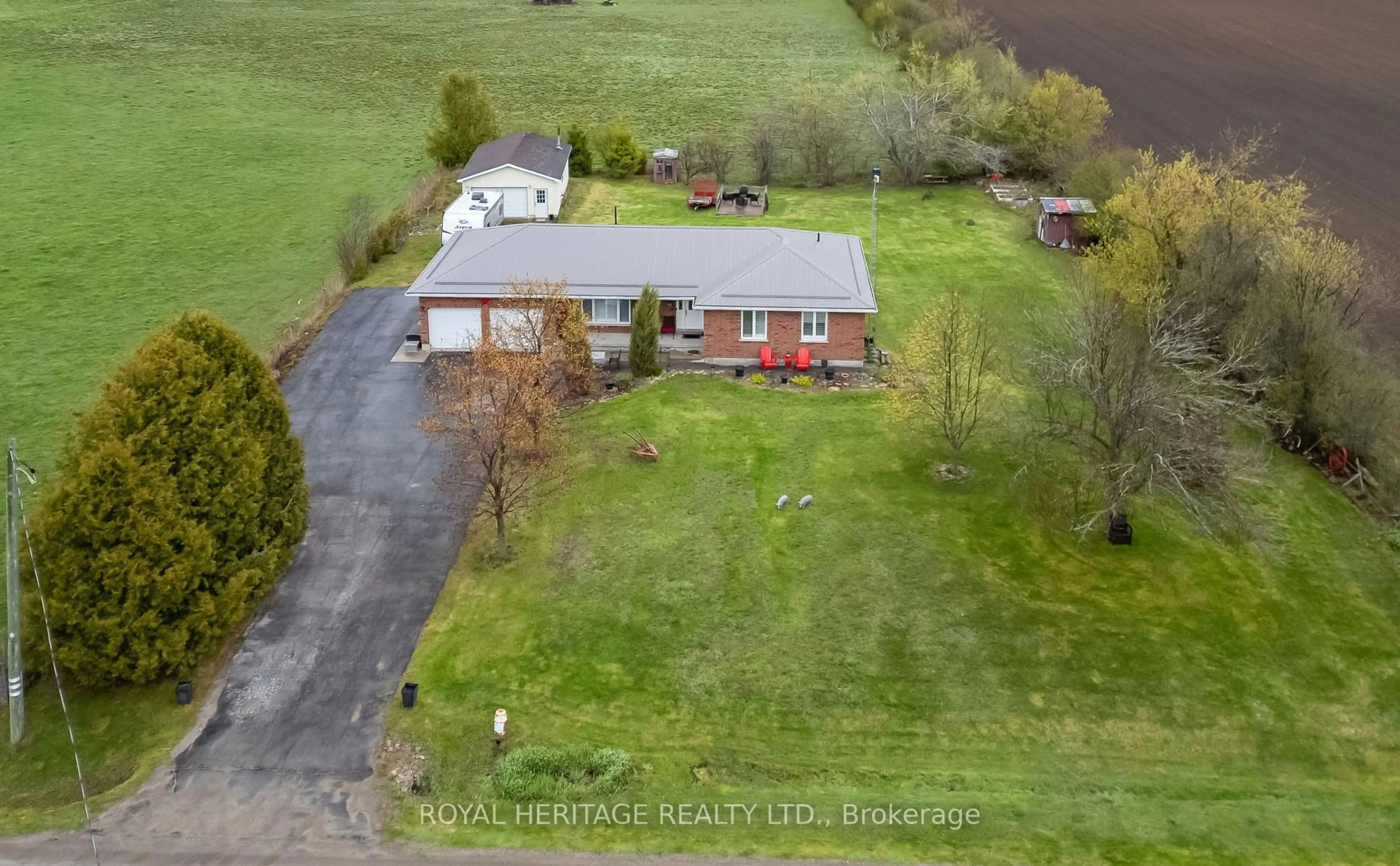A pic from outside/outdoor area/front of a property/back of a property/a pic from drone, water/lake/river/ocean view for 604 Settlers Rd, Kawartha Lakes Ontario K9V 4R3