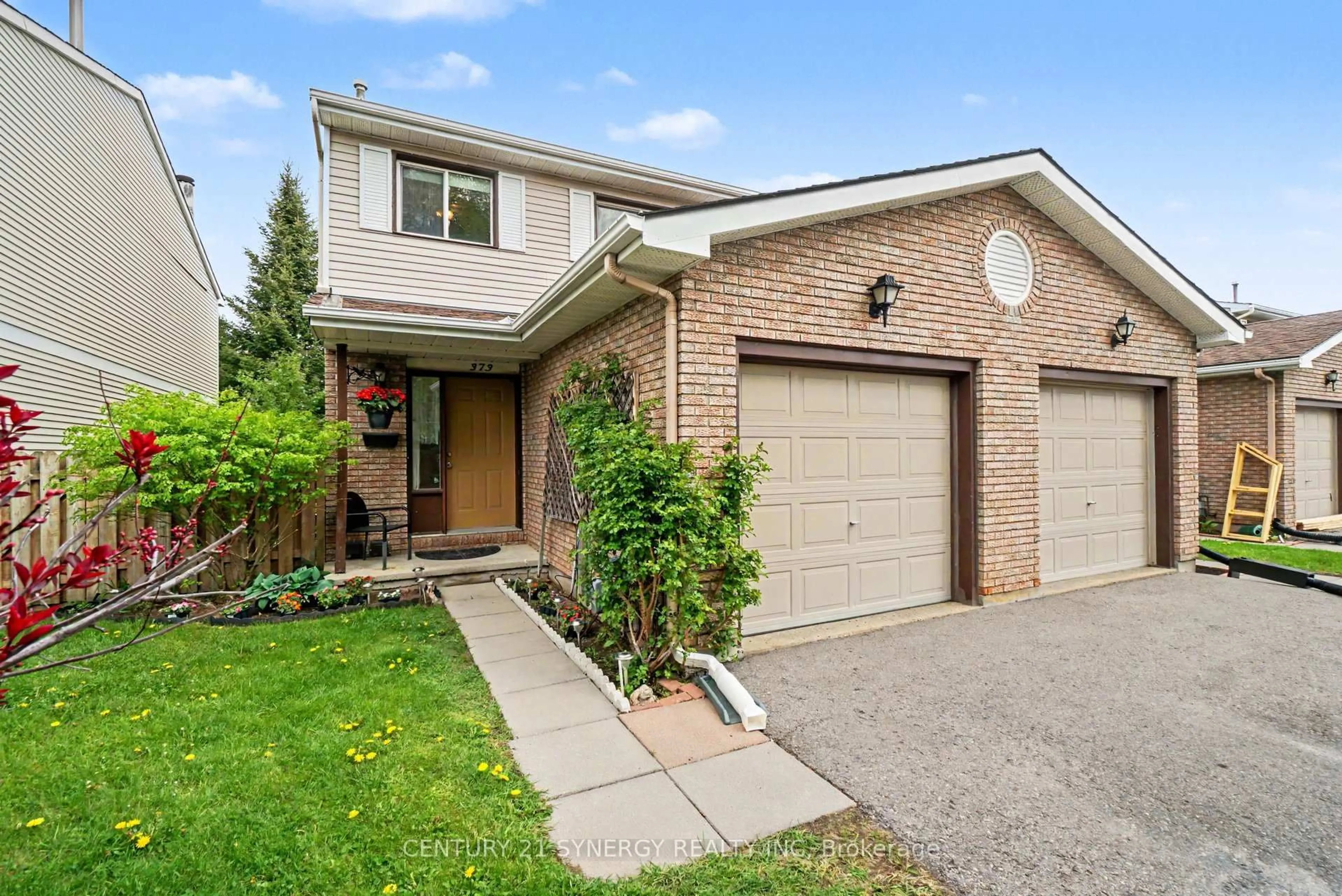 Home with brick exterior material, street for 373 Monica Cres, Orleans Ontario K1E 3N9