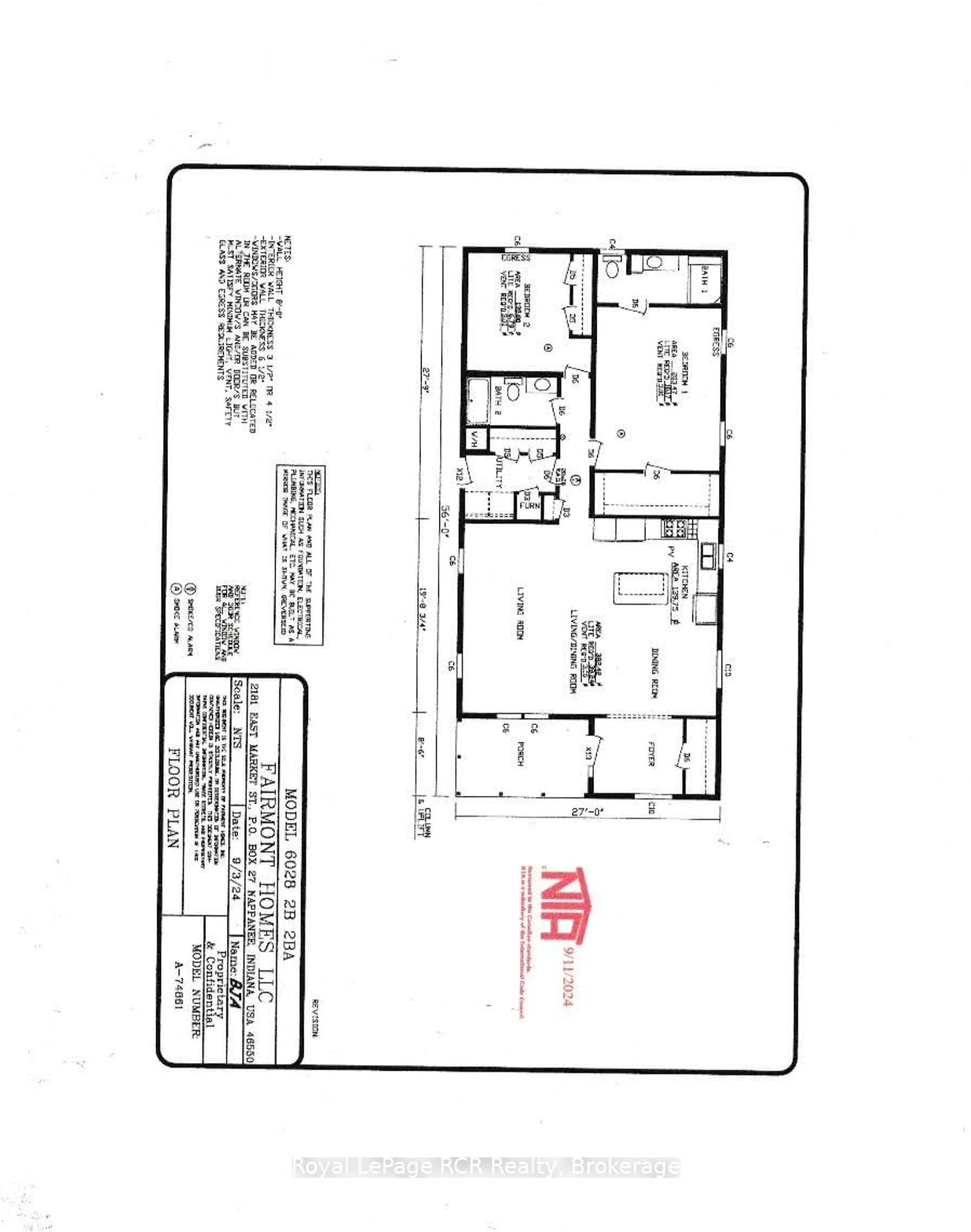 Floor plan for 212 Spruce Dr, West Grey Ontario N4N 3B8