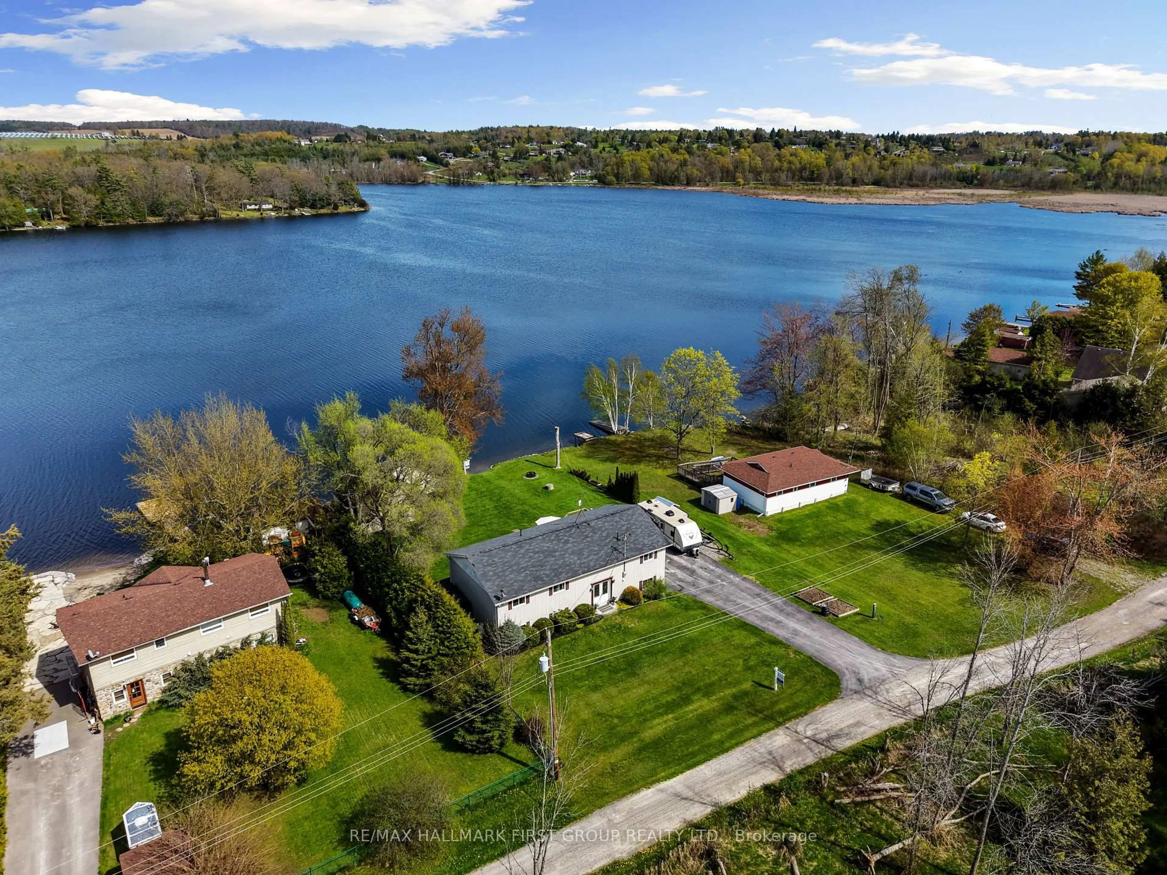 A pic from outside/outdoor area/front of a property/back of a property/a pic from drone, water/lake/river/ocean view for 190 Ingham Rd #8, Alnwick/Haldimand Ontario K0K 2X0