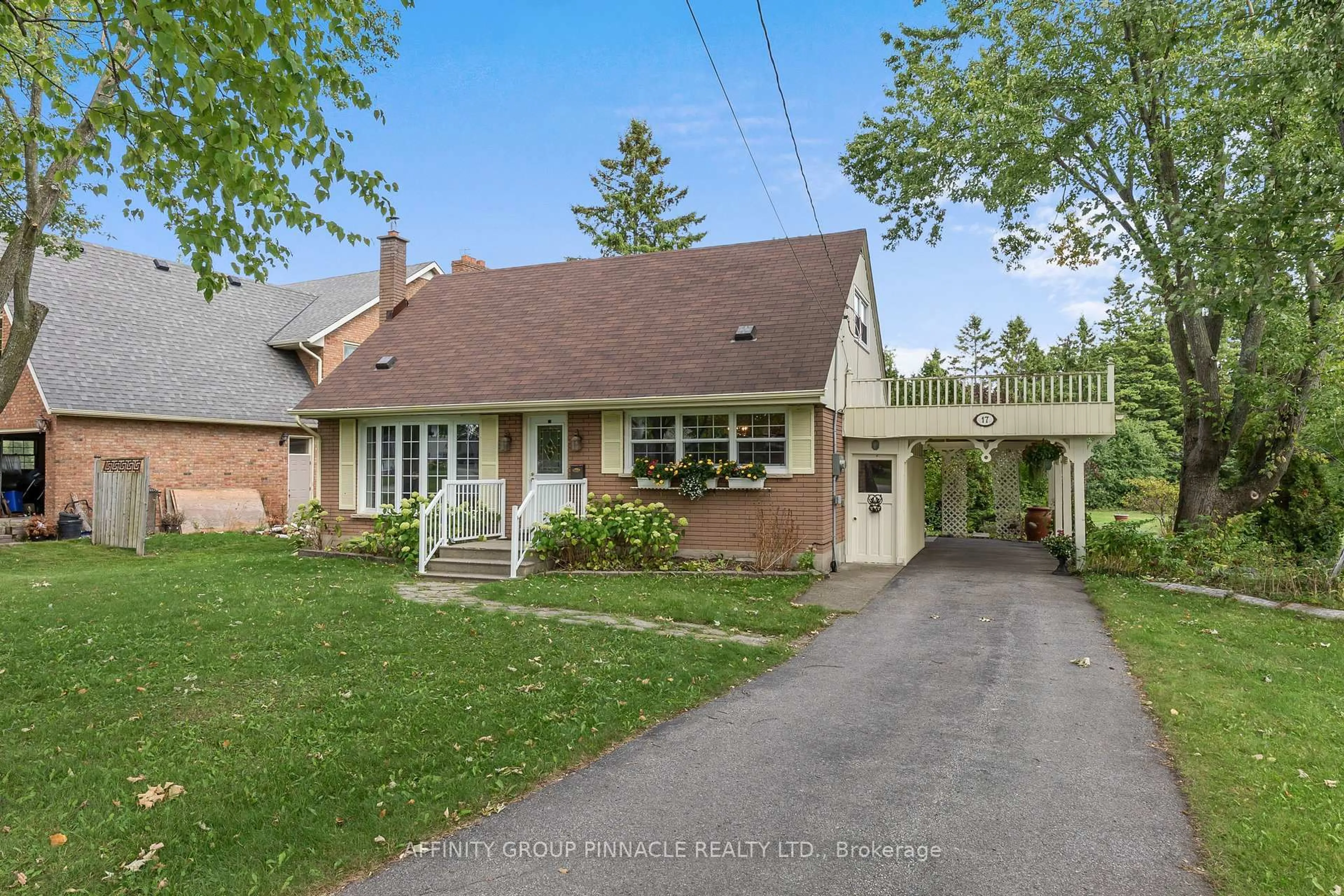 A pic from outside/outdoor area/front of a property/back of a property/a pic from drone, street for 17 Richard Ave, Kawartha Lakes Ontario K9V 5H4