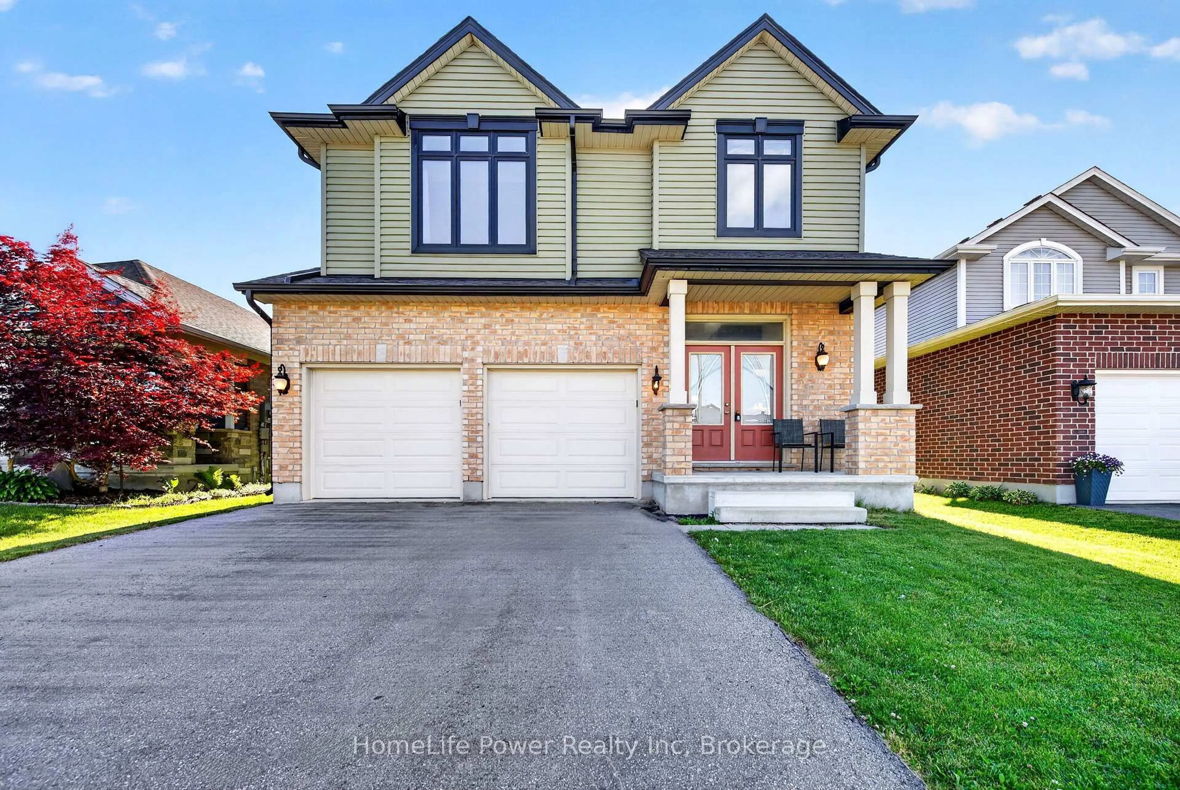 Home with brick exterior material, street for 32 Ashberry Pl, St. Thomas Ontario N5R 0H7