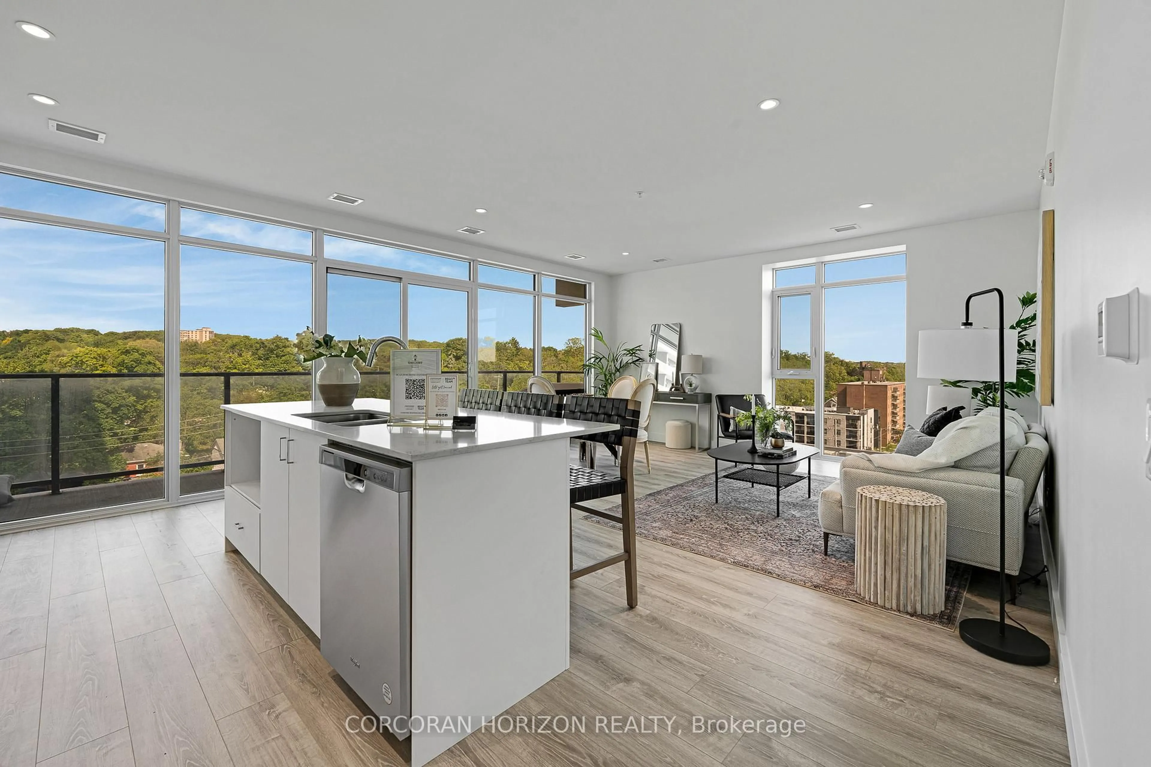 Open concept kitchen, unknown for 50 Grand Ave #801, Cambridge Ontario N1S 2L8