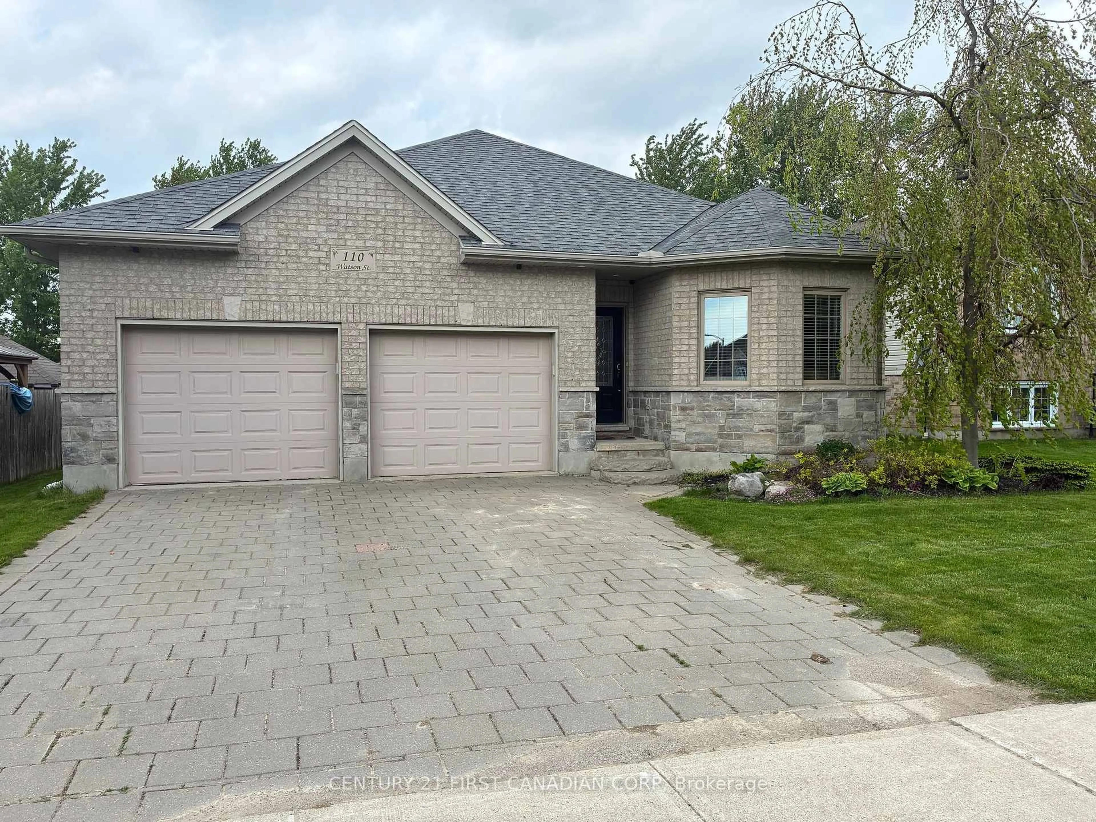 Home with brick exterior material, street for 110 Watson St, Lucan Biddulph Ontario N0M 2J0