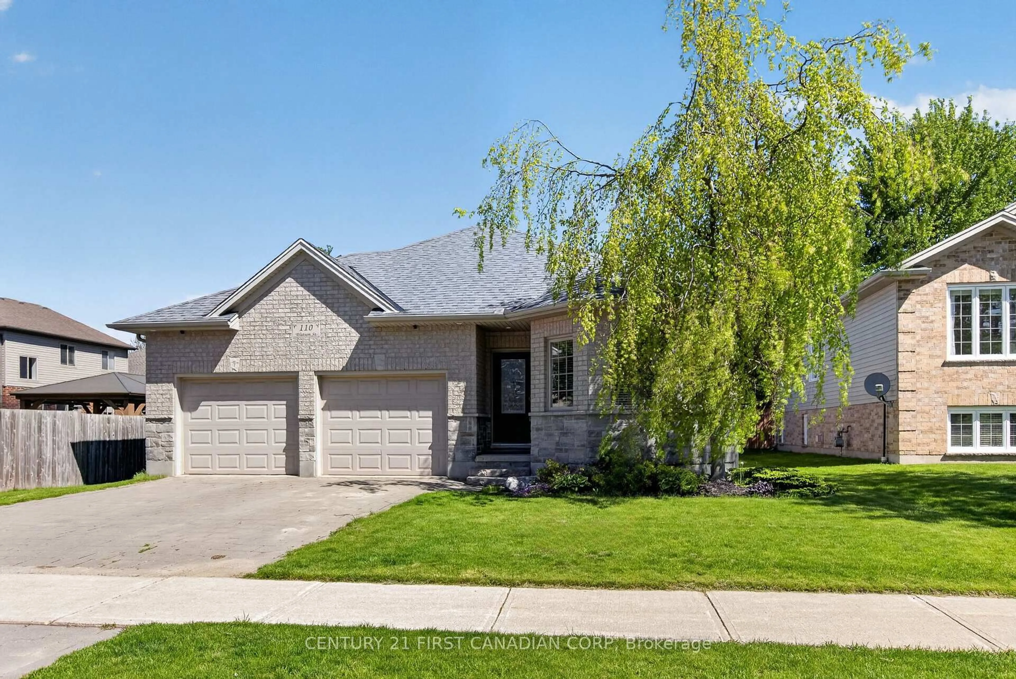 Home with brick exterior material, street for 110 Watson St, Lucan Biddulph Ontario N0M 2J0