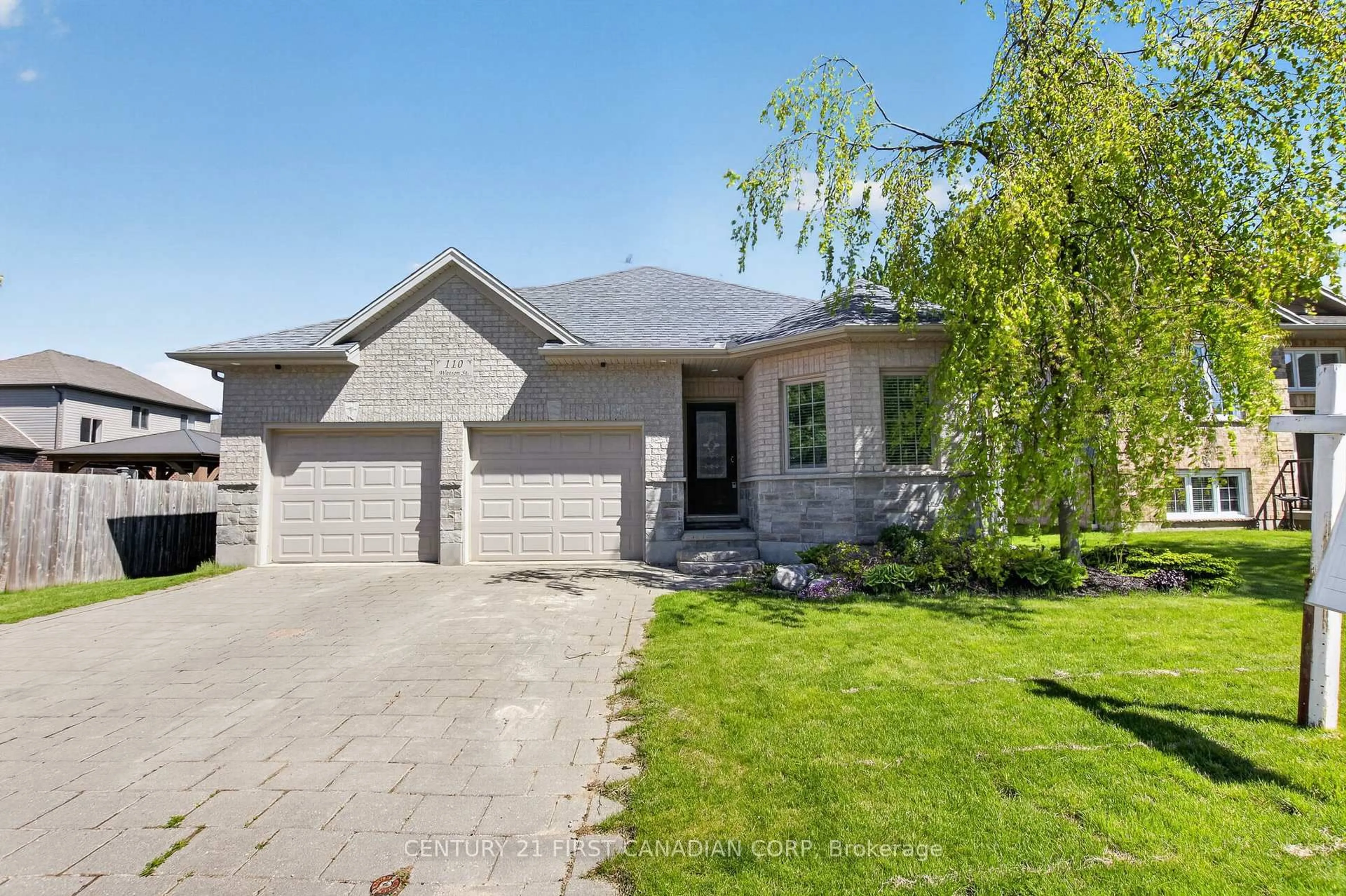 Home with brick exterior material, street for 110 Watson St, Lucan Biddulph Ontario N0M 2J0