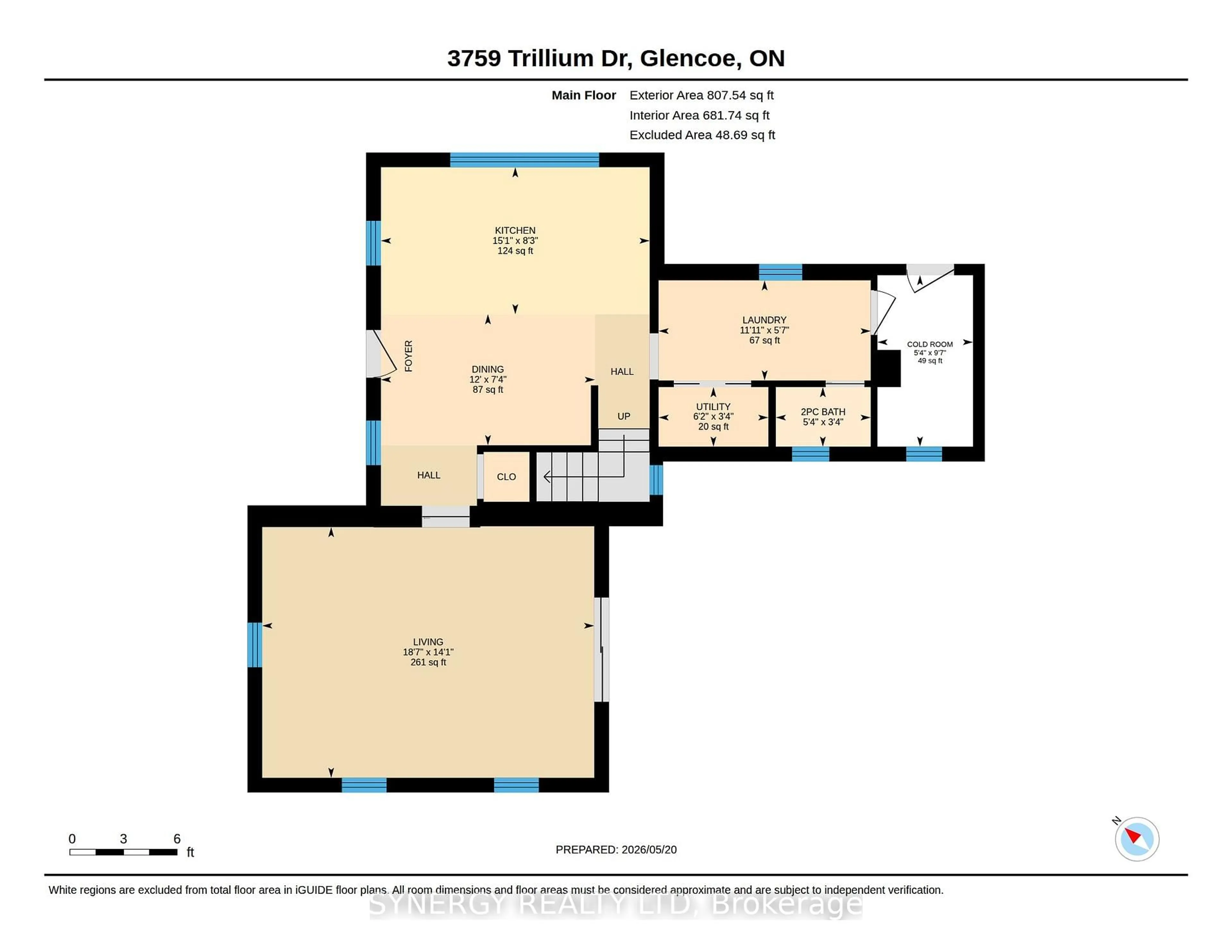 Floor plan for 3759 Trillium Dr, Southwest Middlesex Ontario N0L 1M0