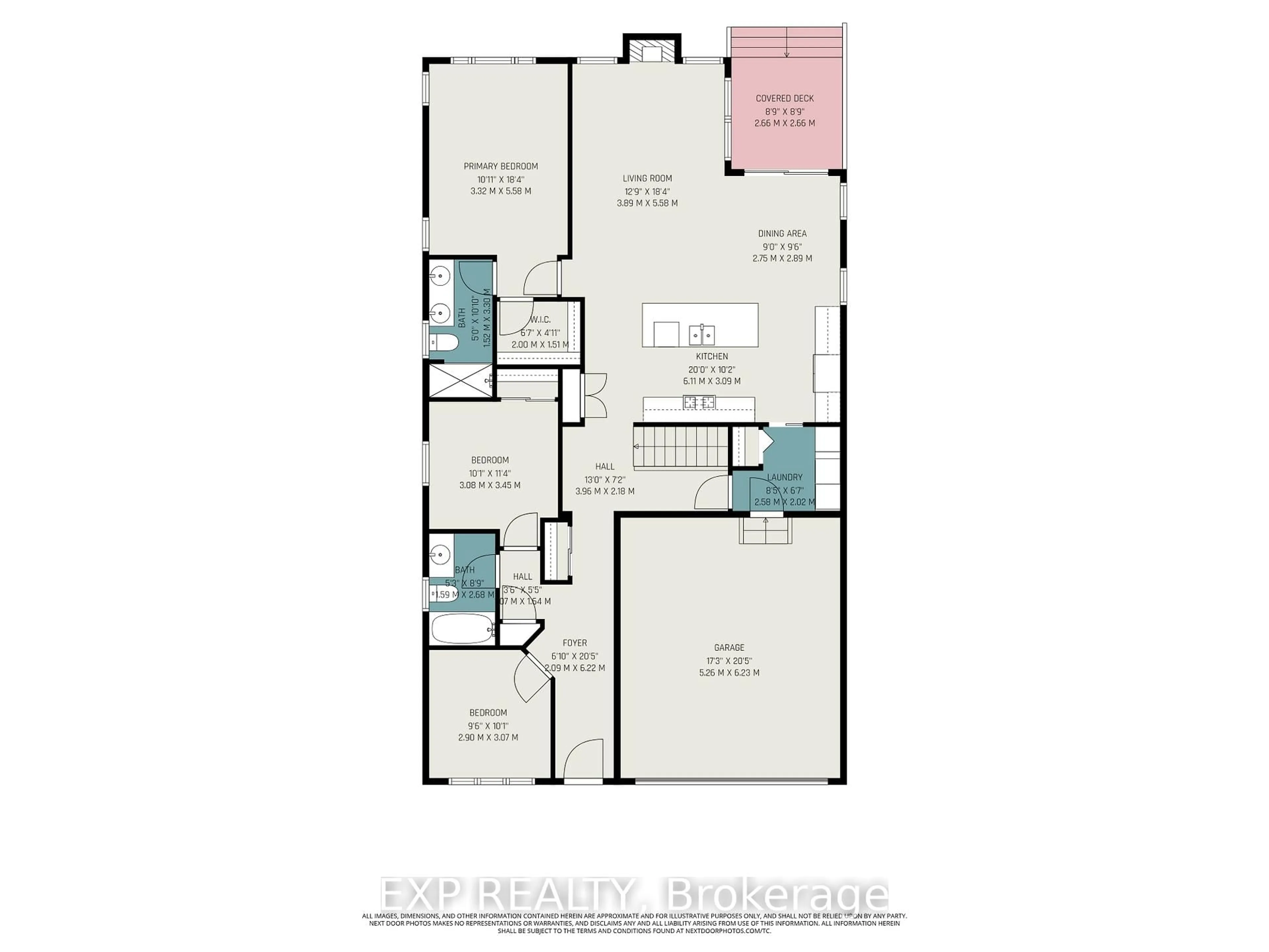Floor plan for 50 Zaatiik Grve, Ottawa Ontario K1X 0E5