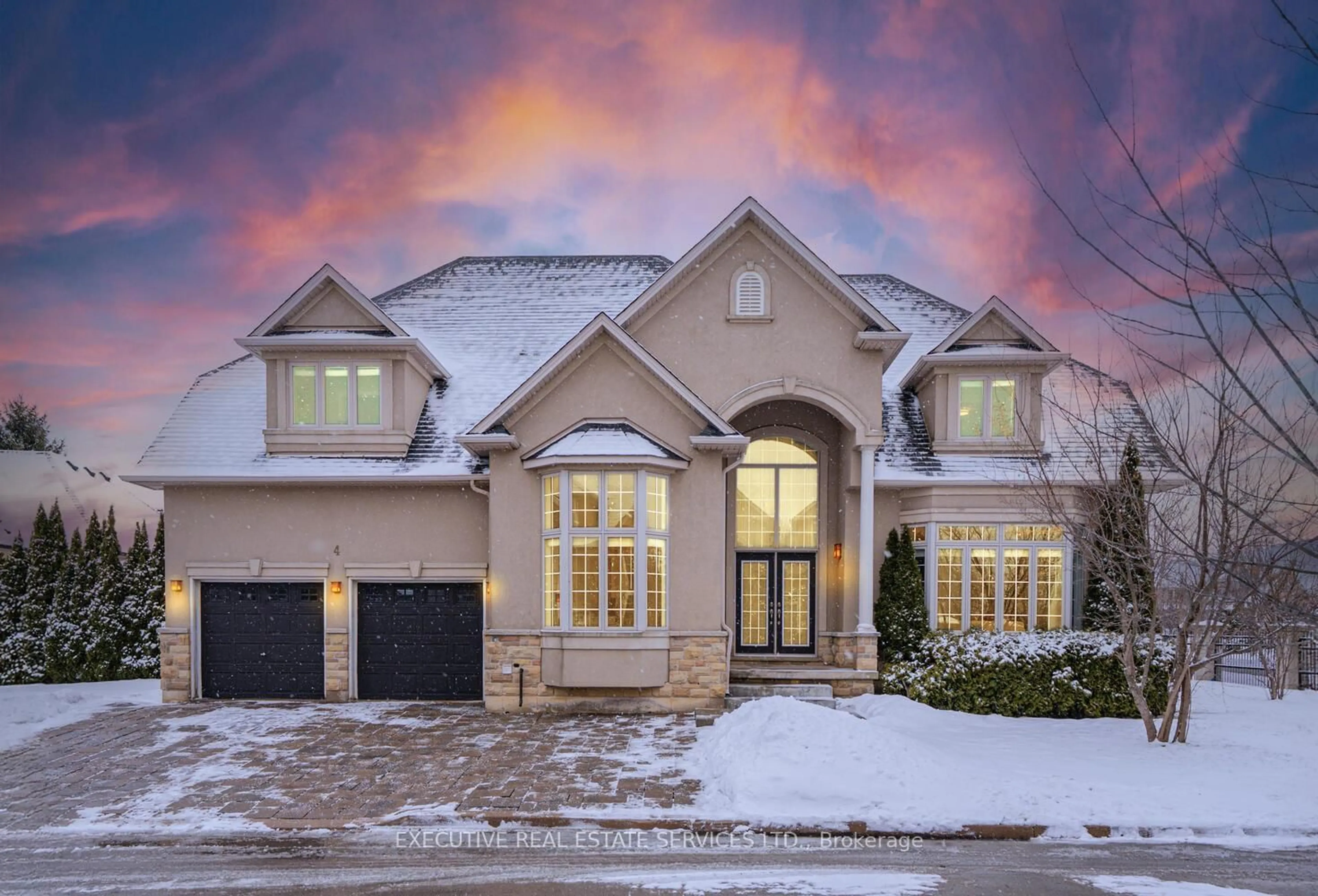 Home with brick exterior material, street for 4 Berkshire Pl, Hamilton Ontario L9K 0A9