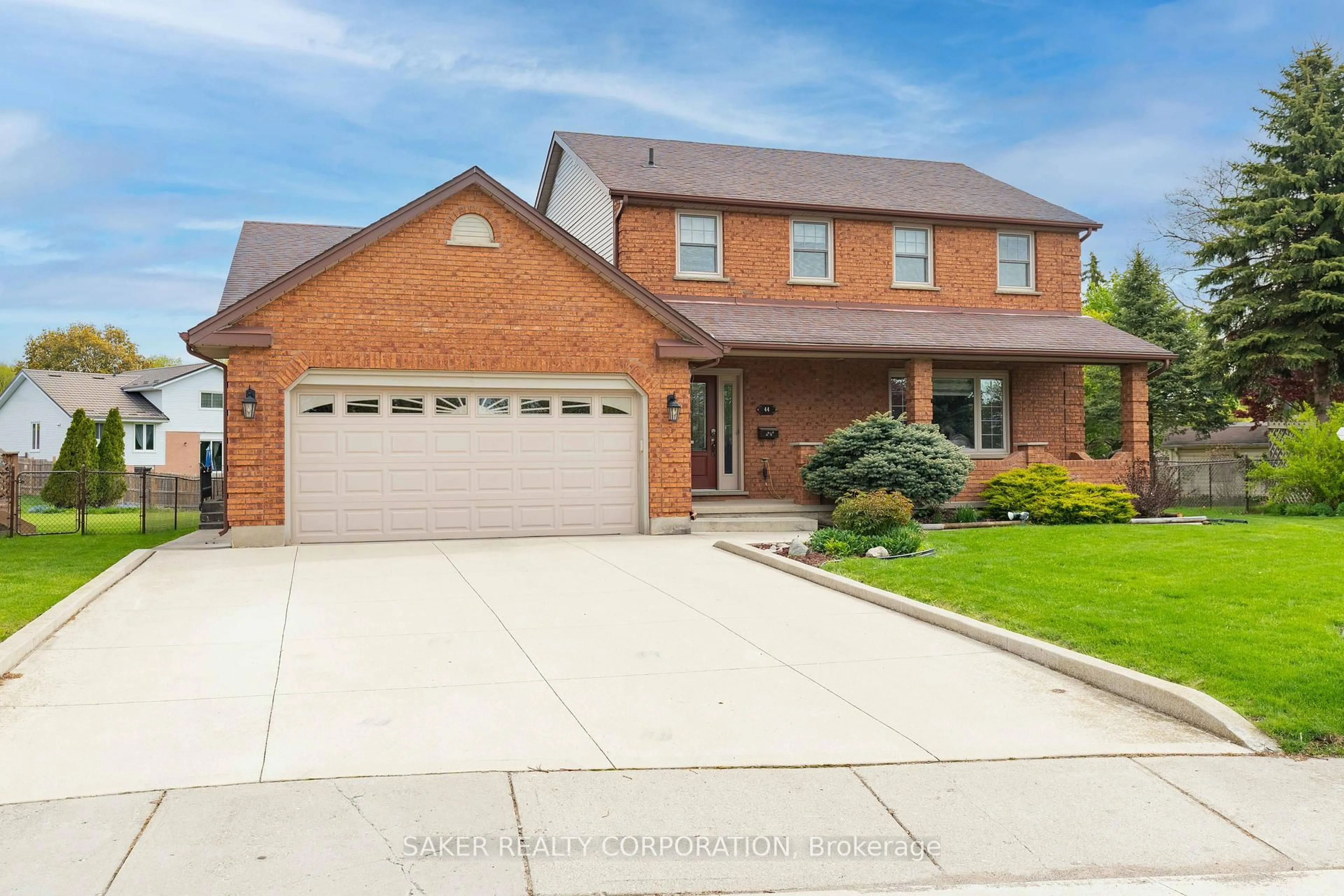Home with brick exterior material, street for 44 Golfview Cres, London South Ontario N6C 5N1