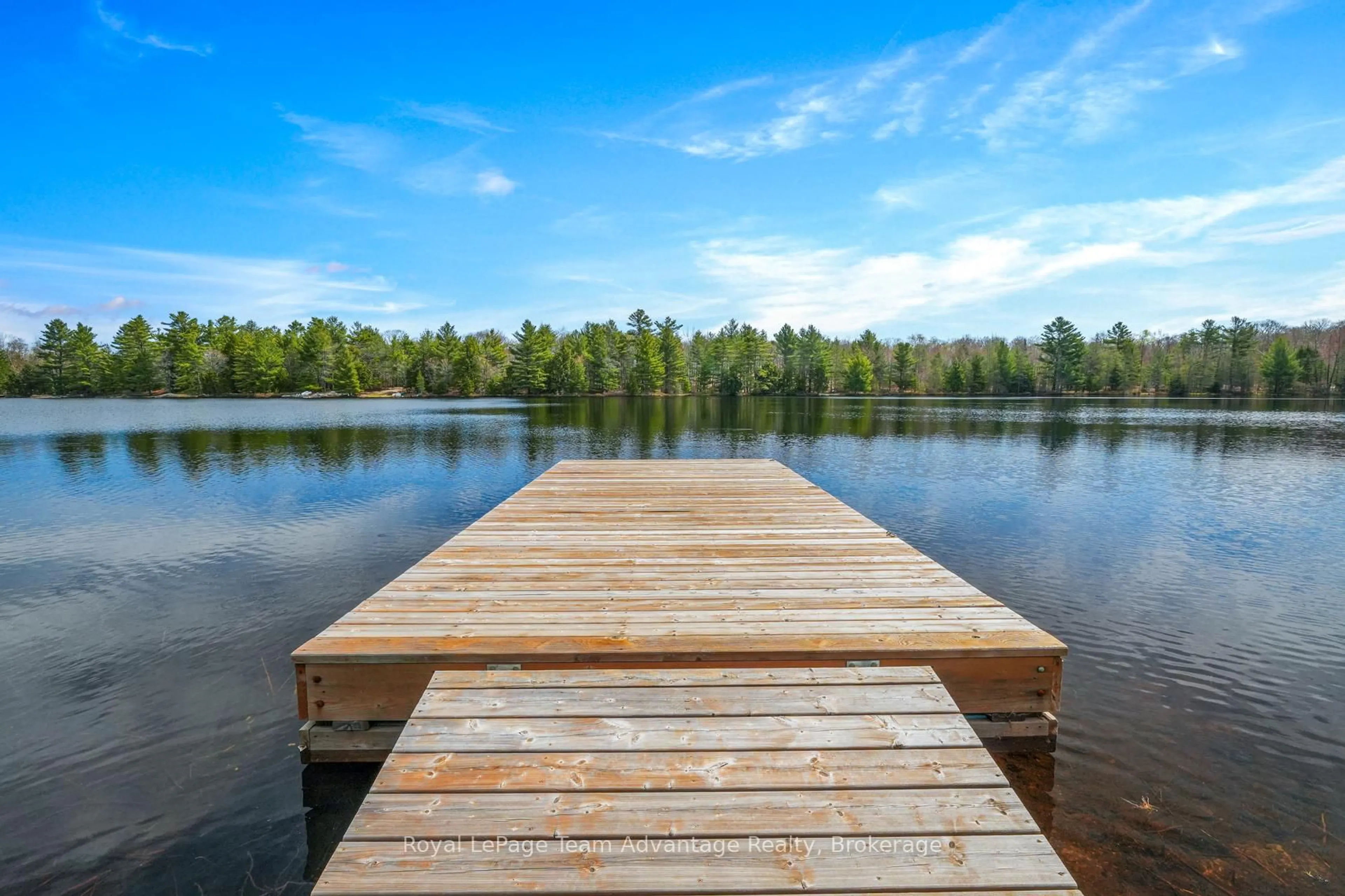 Patio, water/lake/river/ocean view for 26 Mallard Rd, Seguin Ontario P2A 2W8