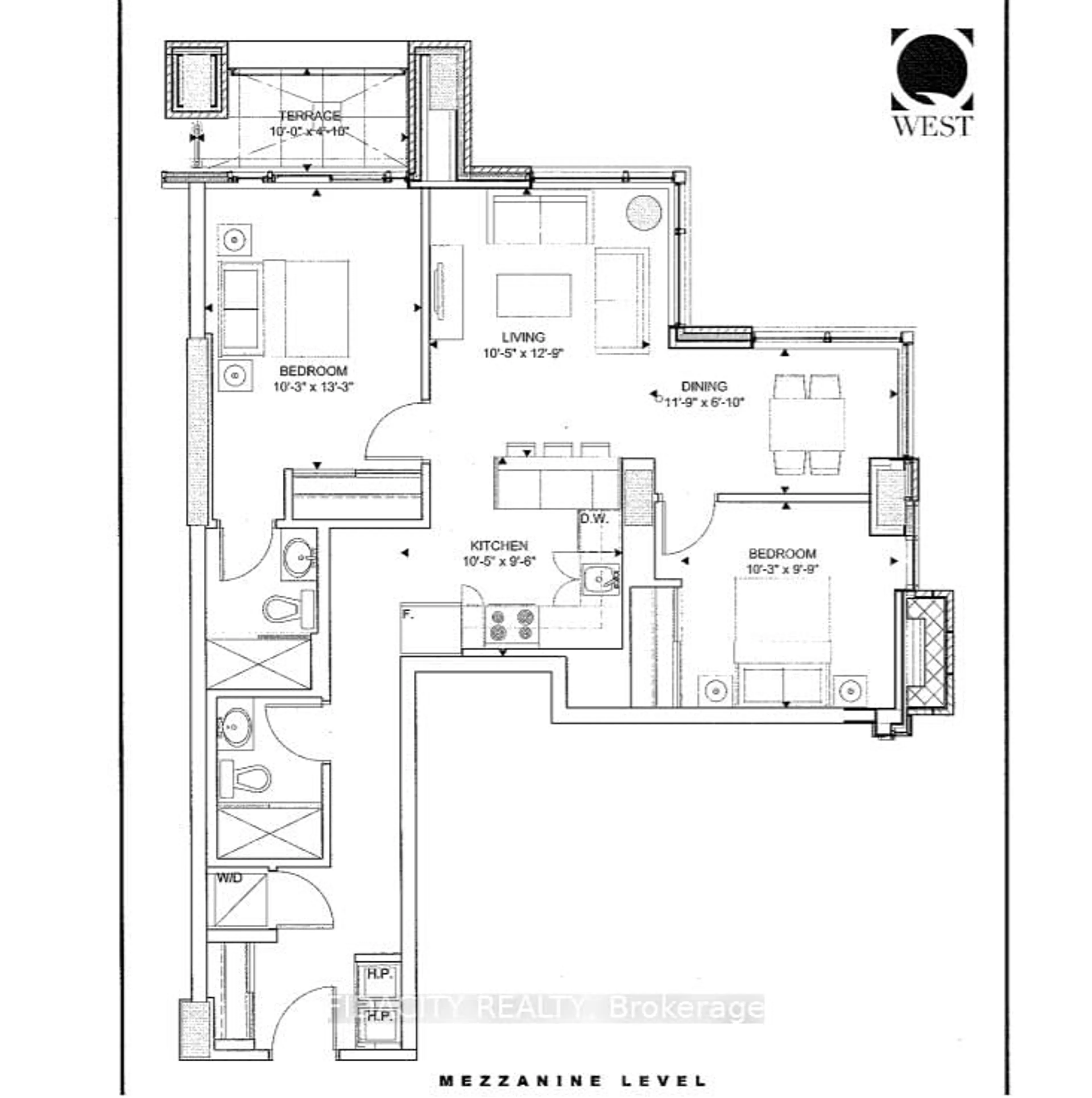 Floor plan for 88 Richmond Rd #104, Ottawa Ontario K1Z 0B3