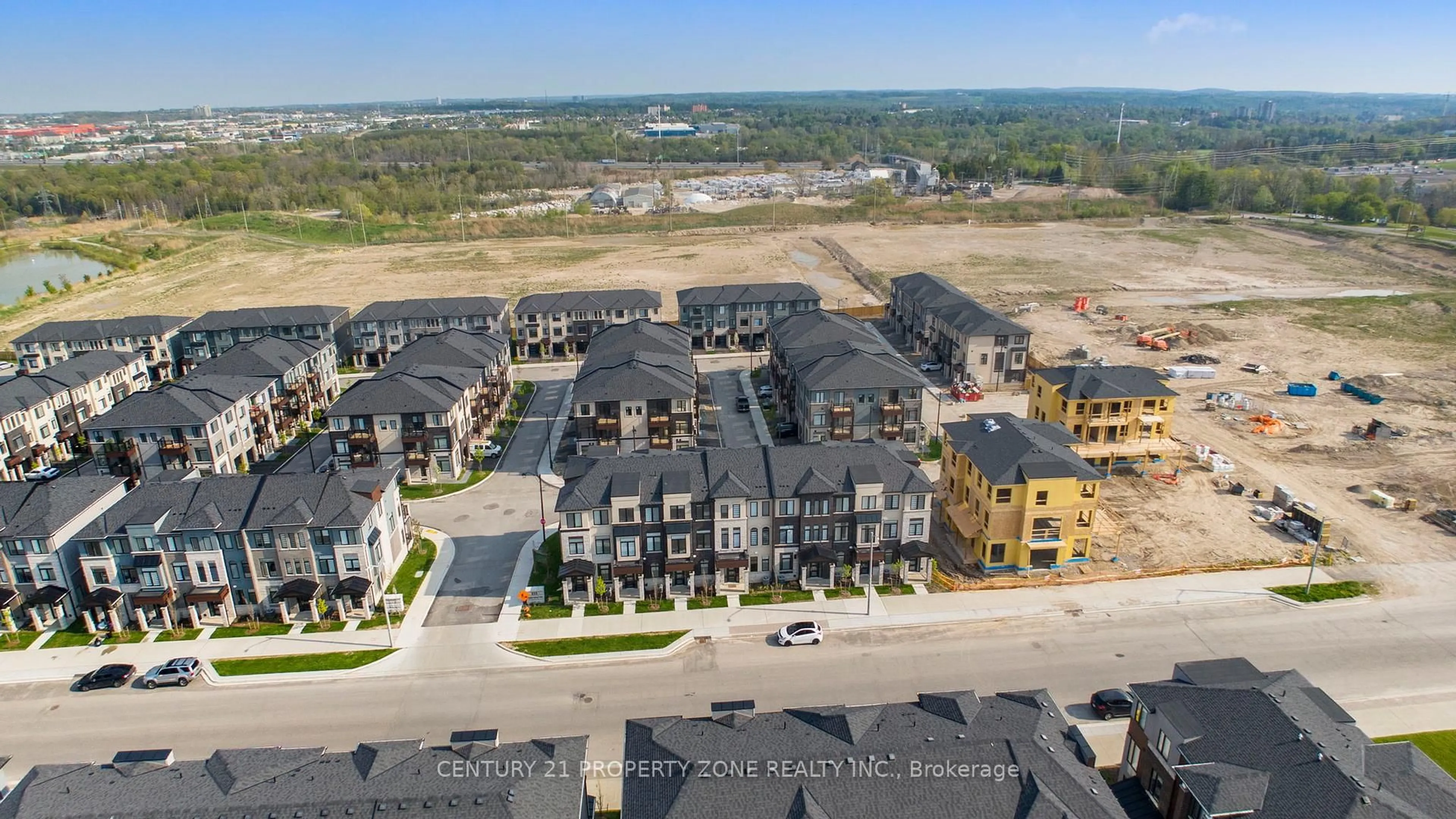 A pic from outside/outdoor area/front of a property/back of a property/a pic from drone, unknown for 290 Equestrian Way #45, Cambridge Ontario N3E 0E7