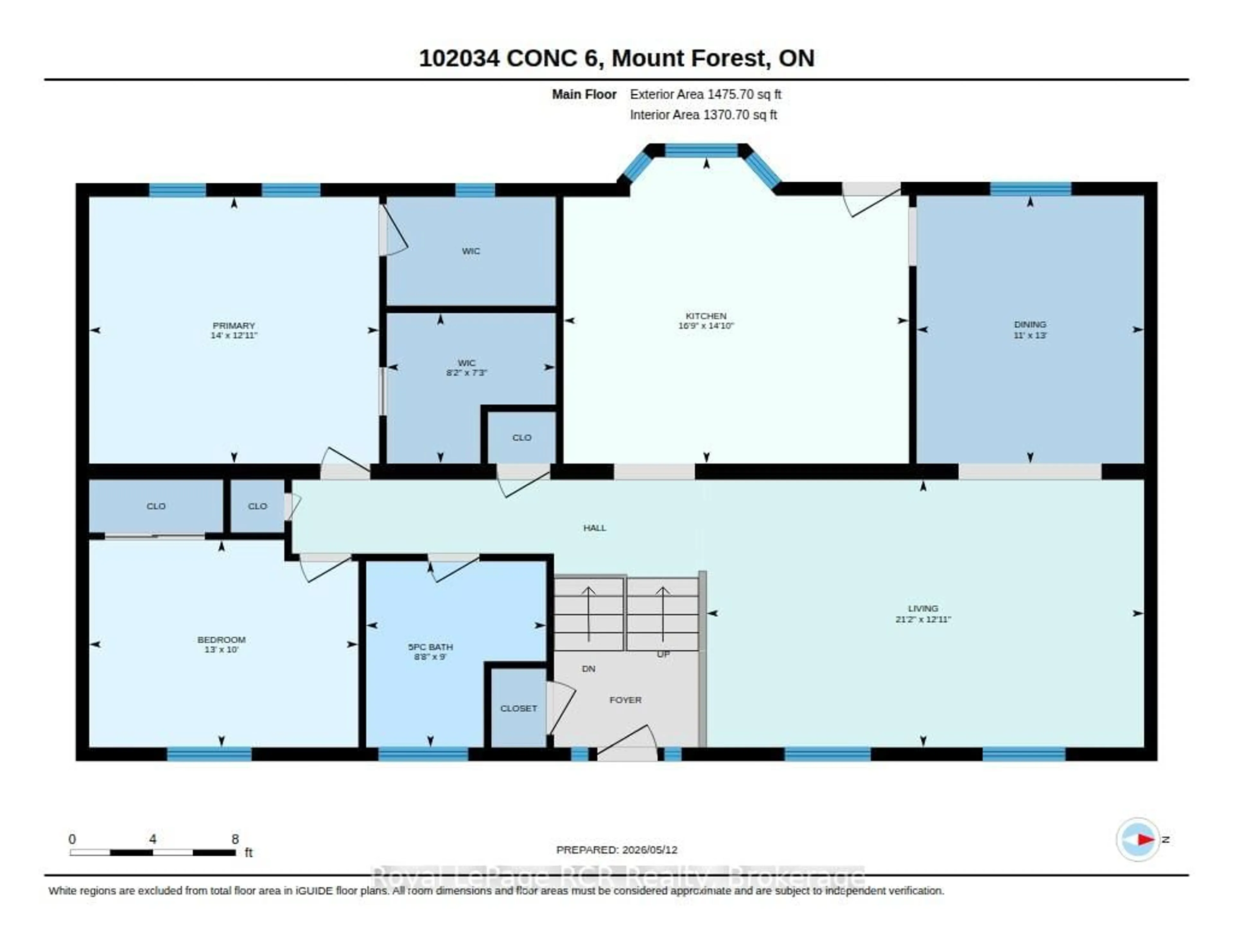 Floor plan for 102034 Concession 6 Concession, West Grey Ontario N0G 1C0