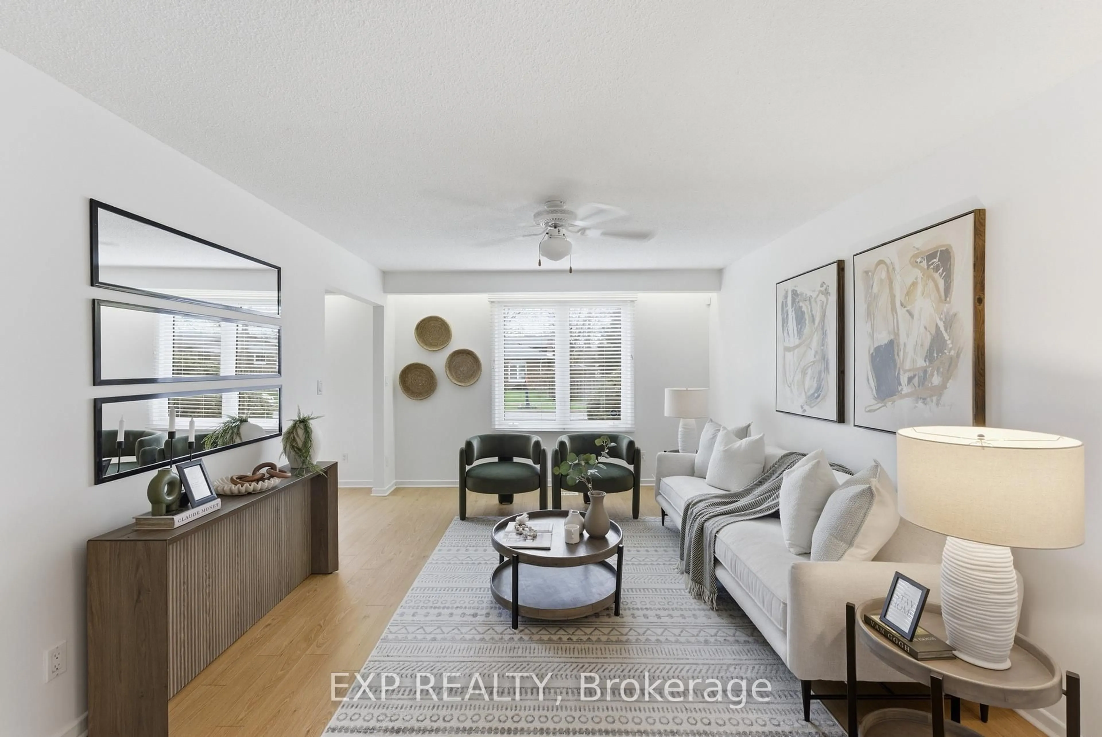 Living room with furniture, ceramic/tile floor for 7551 Fern Ave, Niagara Falls Ontario L2G 5H6