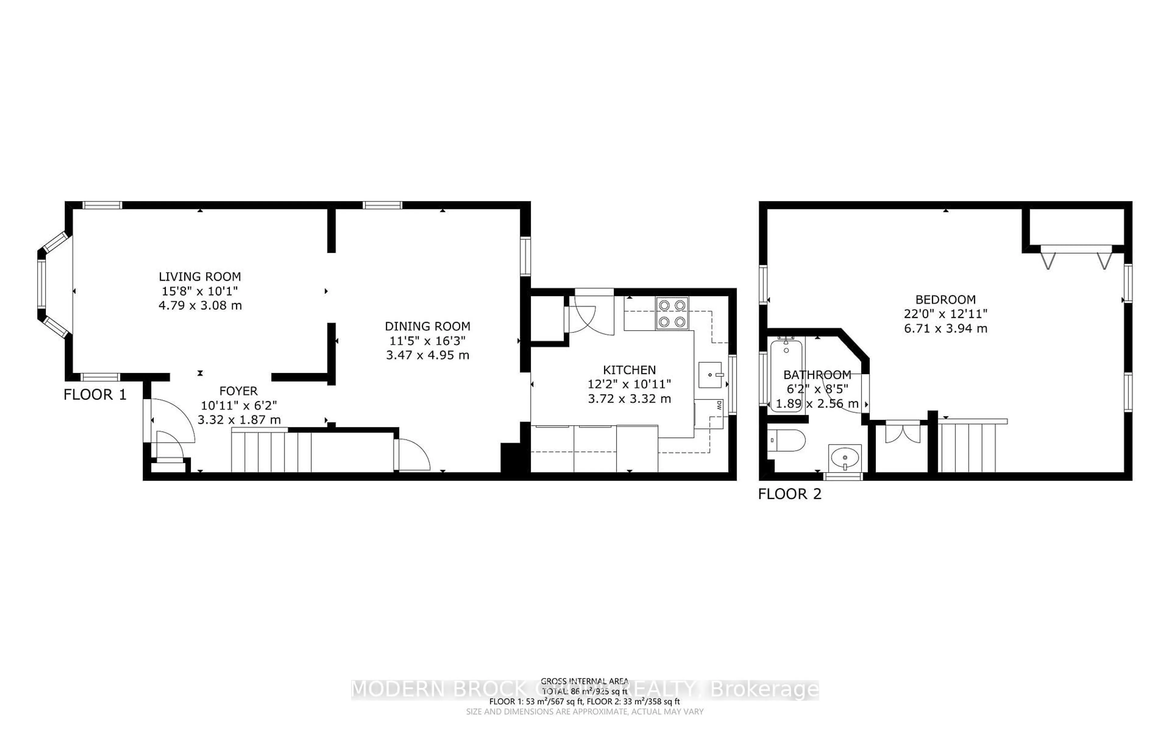 Floor plan for 129 James St, Brockville Ontario K6V 1K9