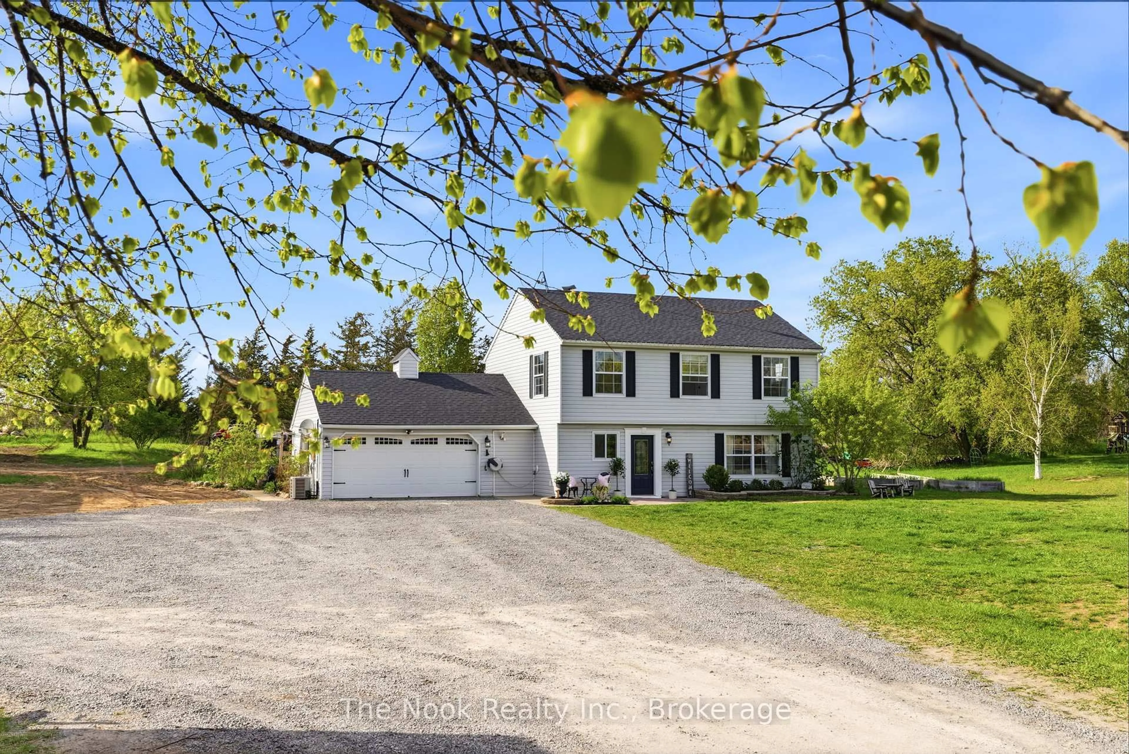Home with vinyl exterior material, street for 158 Downs Rd, Quinte West Ontario K8V 0A9