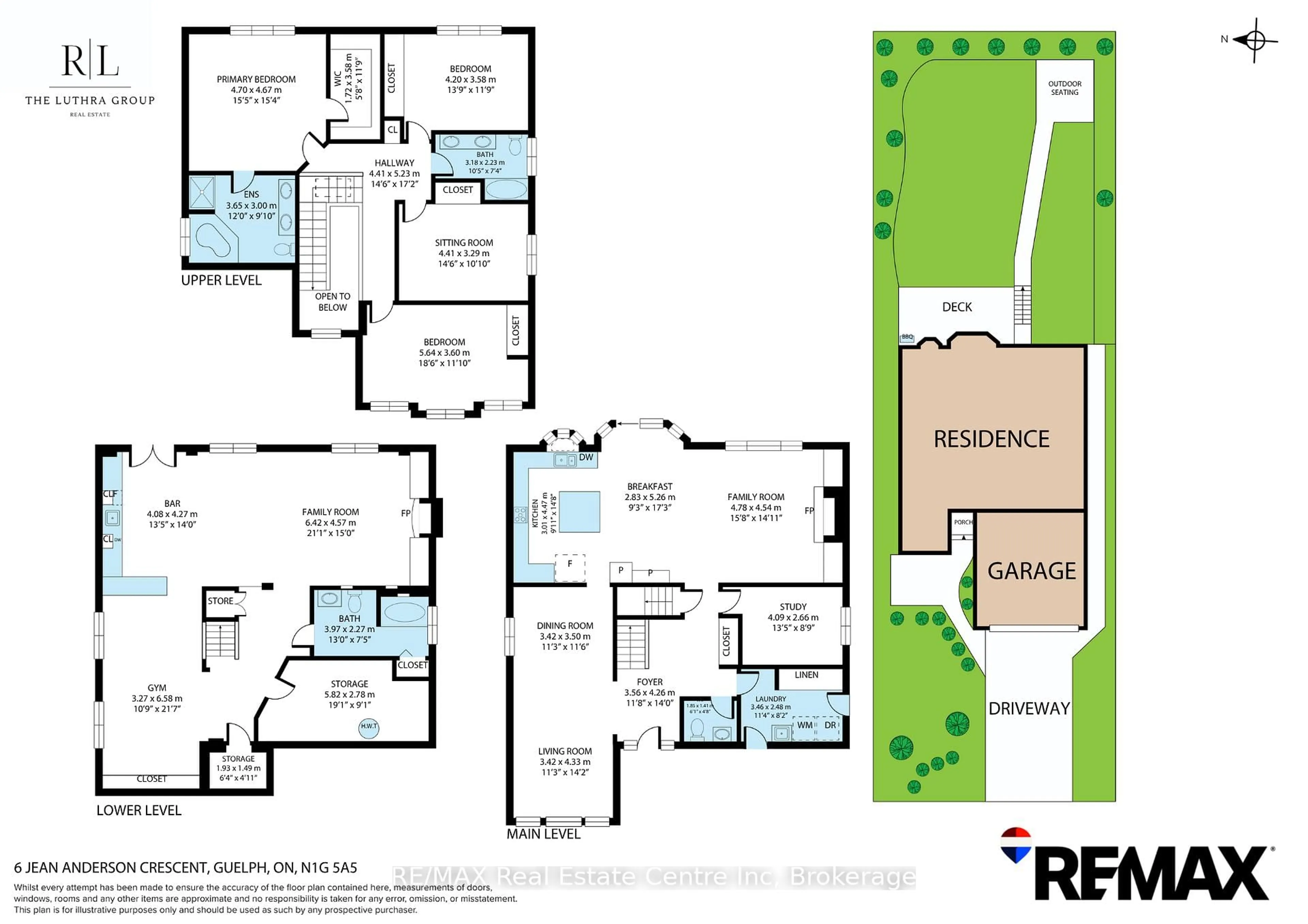 Floor plan for 6 Jean Anderson Cres, Guelph Ontario N1G 5A5