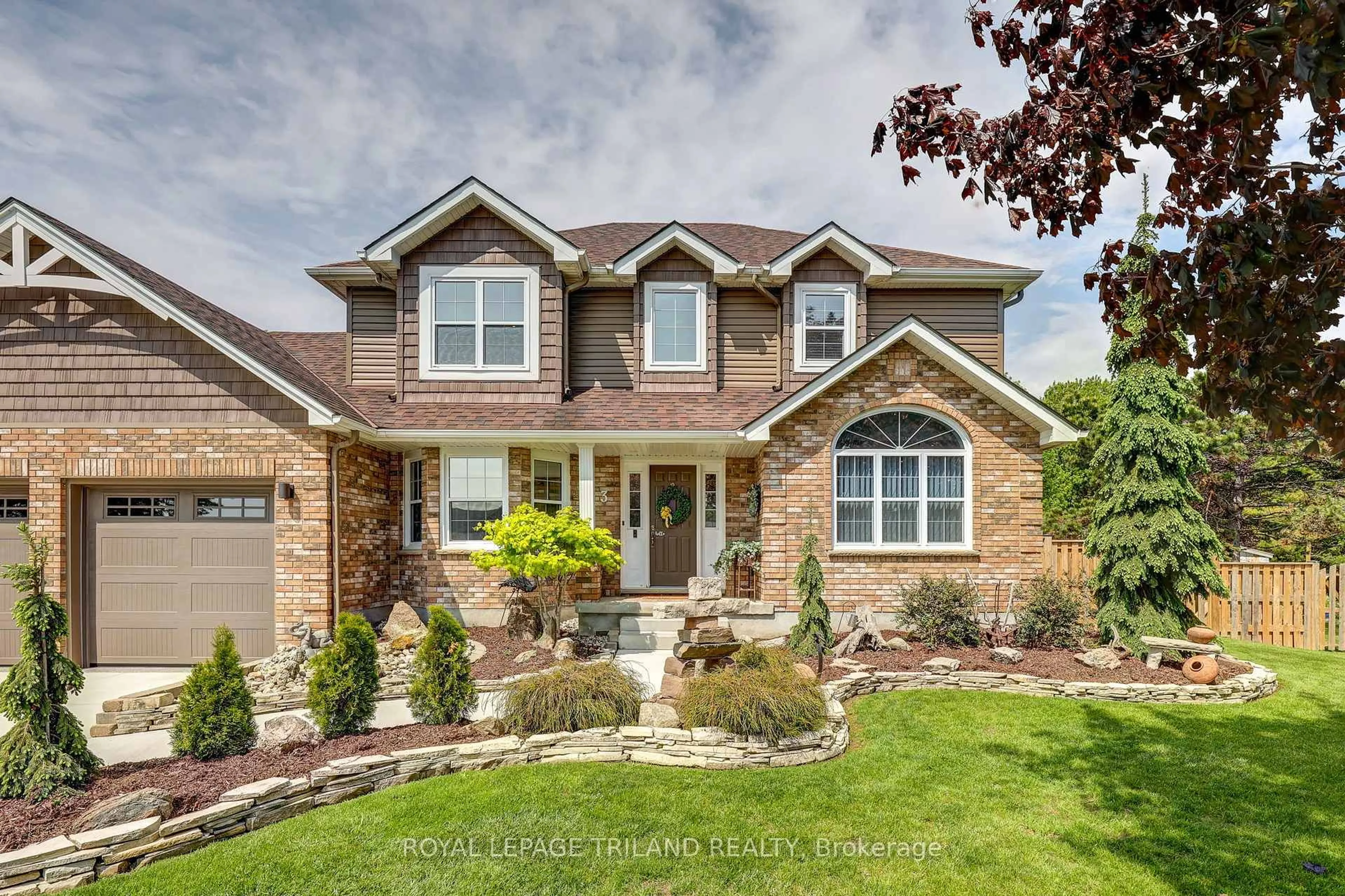 Home with brick exterior material, street for 8755 Tike Rd, St. Thomas Ontario N5P 3S6