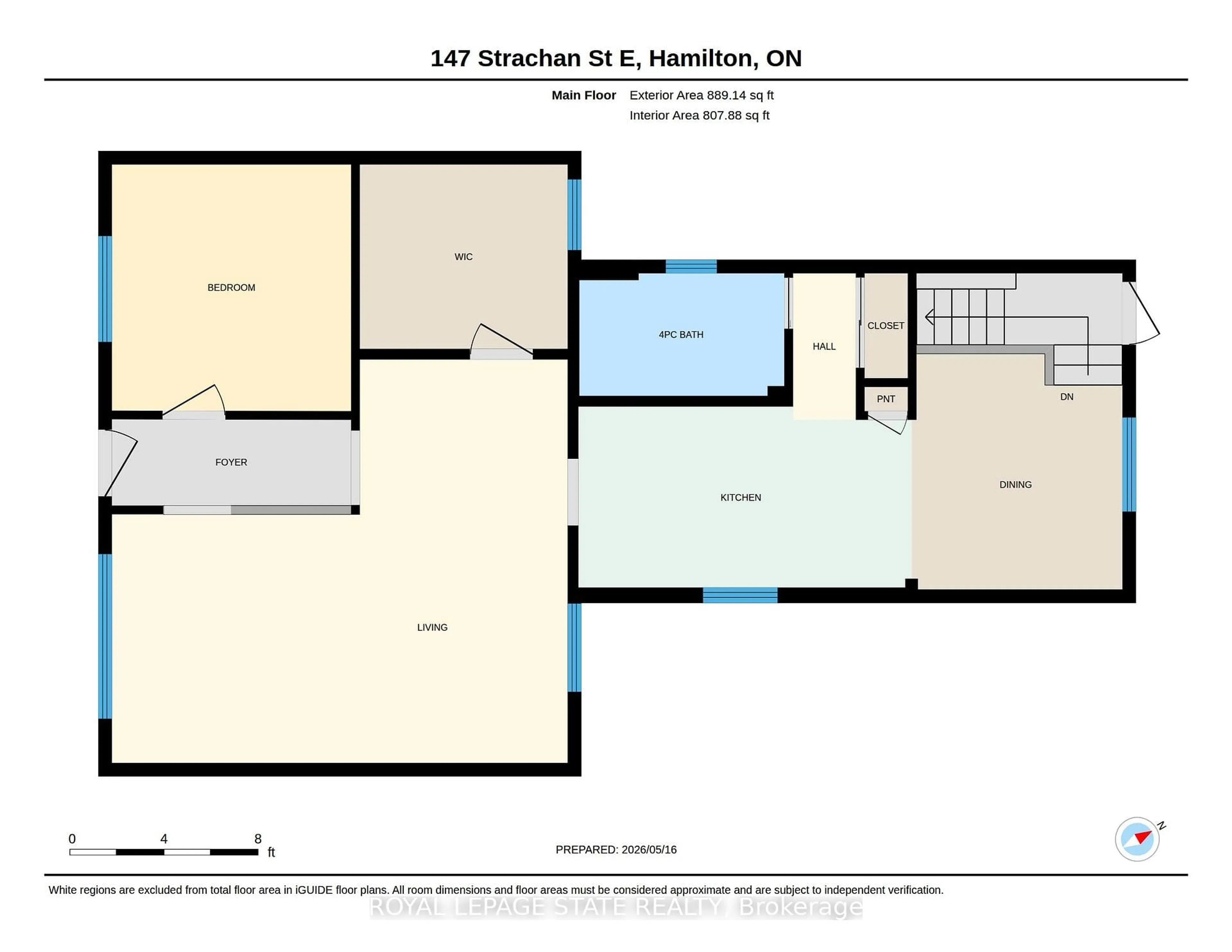 Floor plan for 147 Strachan St, Hamilton Ontario L8L 3M7
