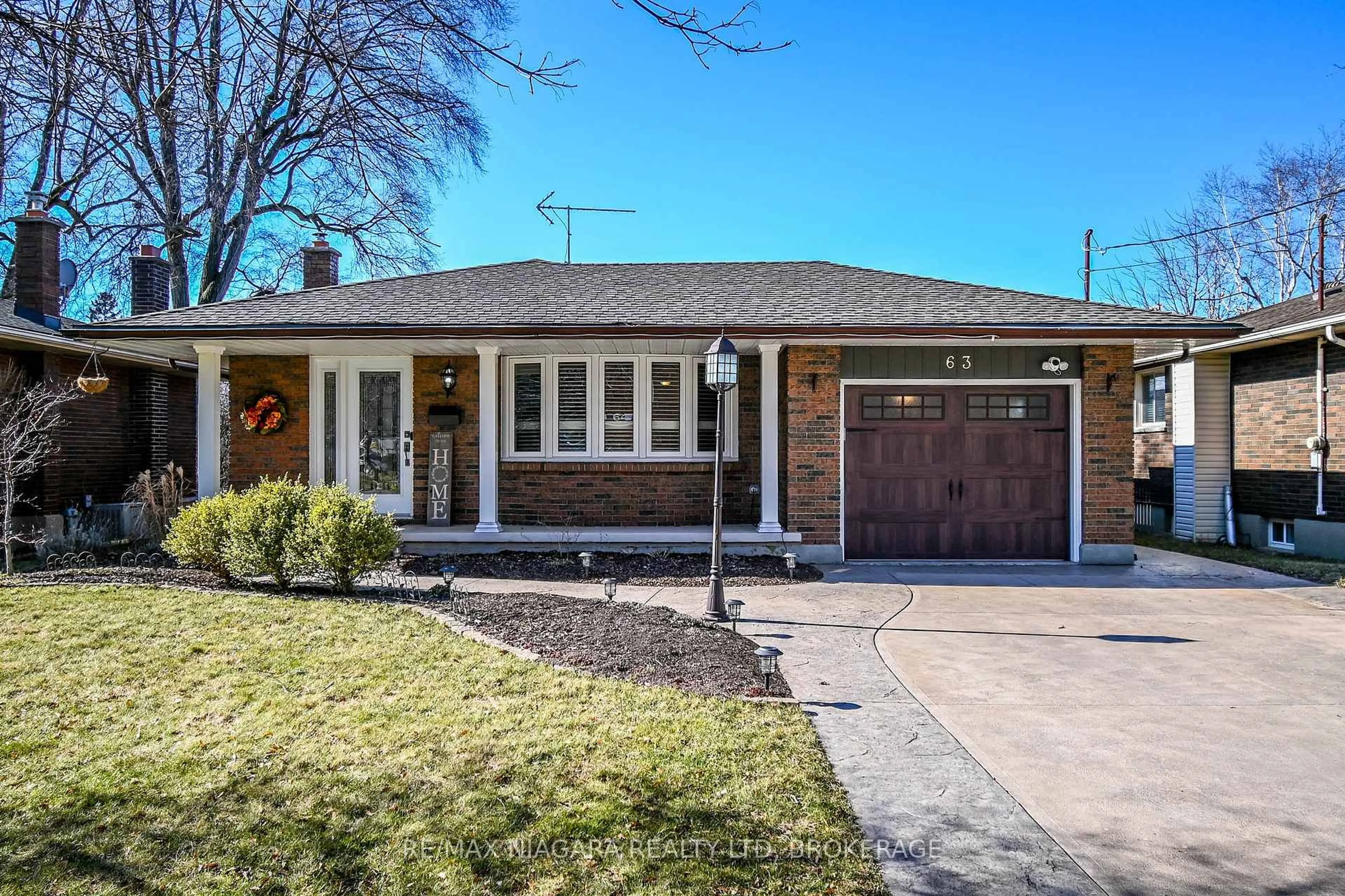 Home with brick exterior material, street for 63 WINDWARD St, St. Catharines Ontario L2M 4B9