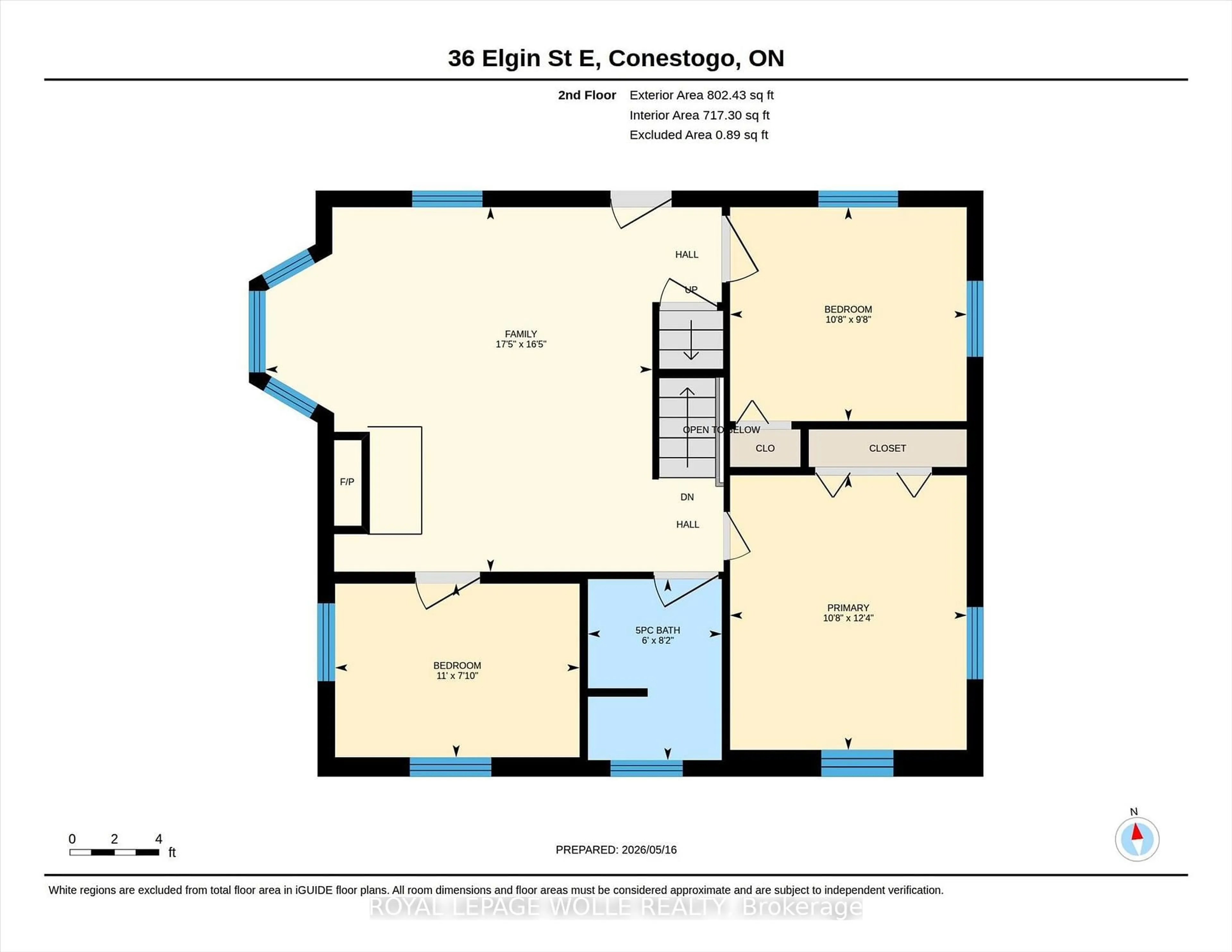 Floor plan for 36 Elgin St, Woolwich Ontario N0B 1N0