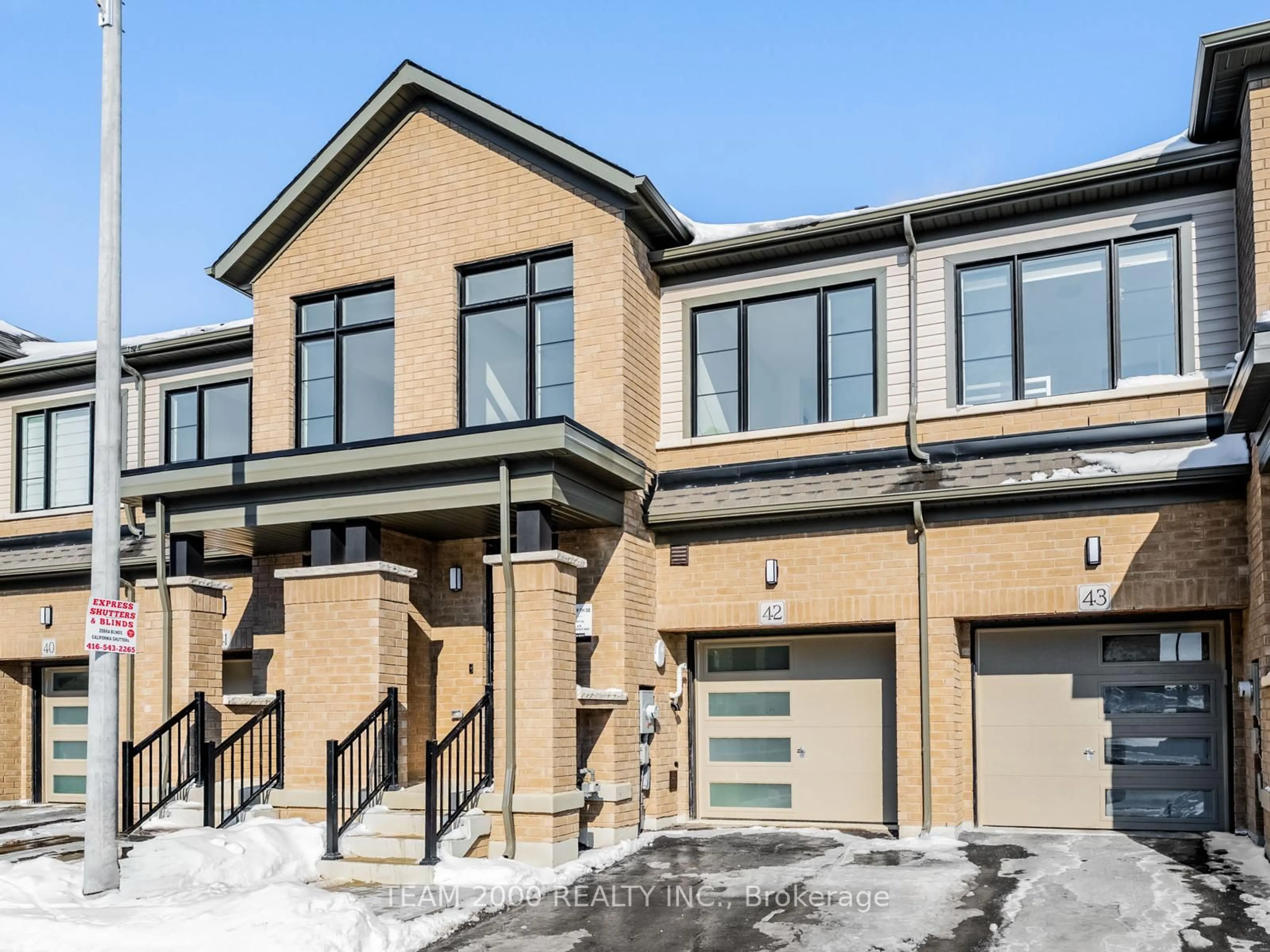 Home with brick exterior material, street for 474 Provident Way #42, Hamilton Ontario L0R 1W0