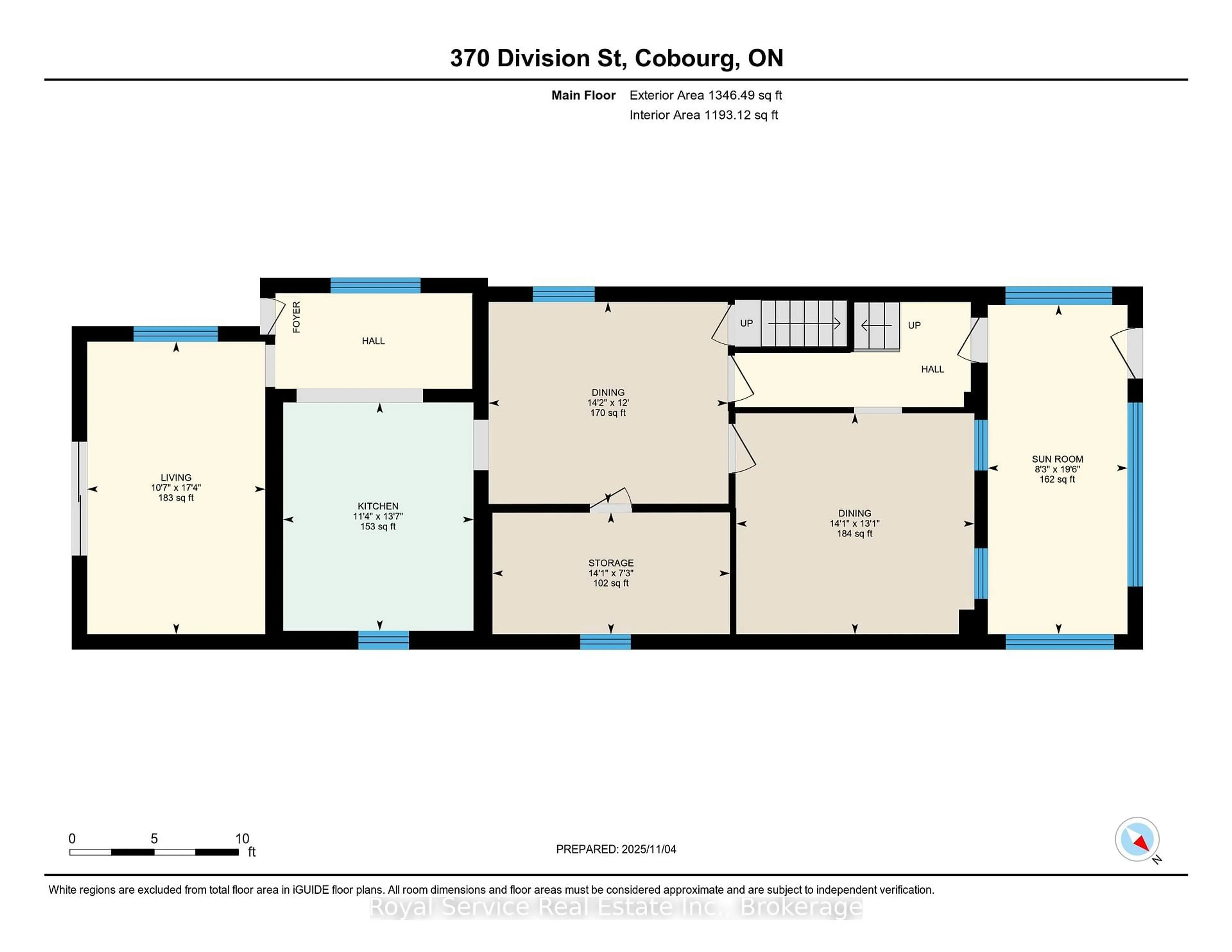 Floor plan for 370 Division St, Cobourg Ontario K9A 3R6
