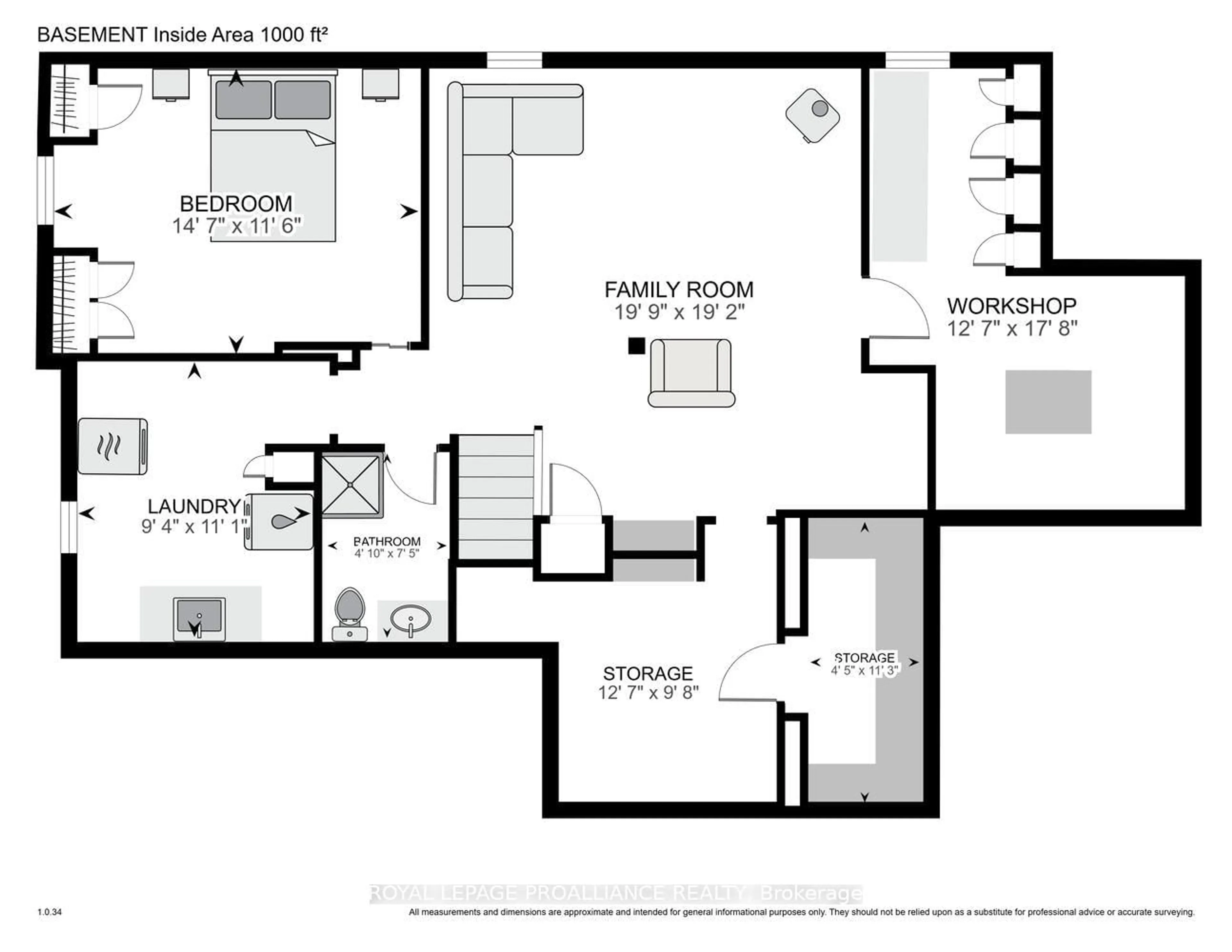 Floor plan for 9 Winters Crt, Brockville Ontario K6V 1T8