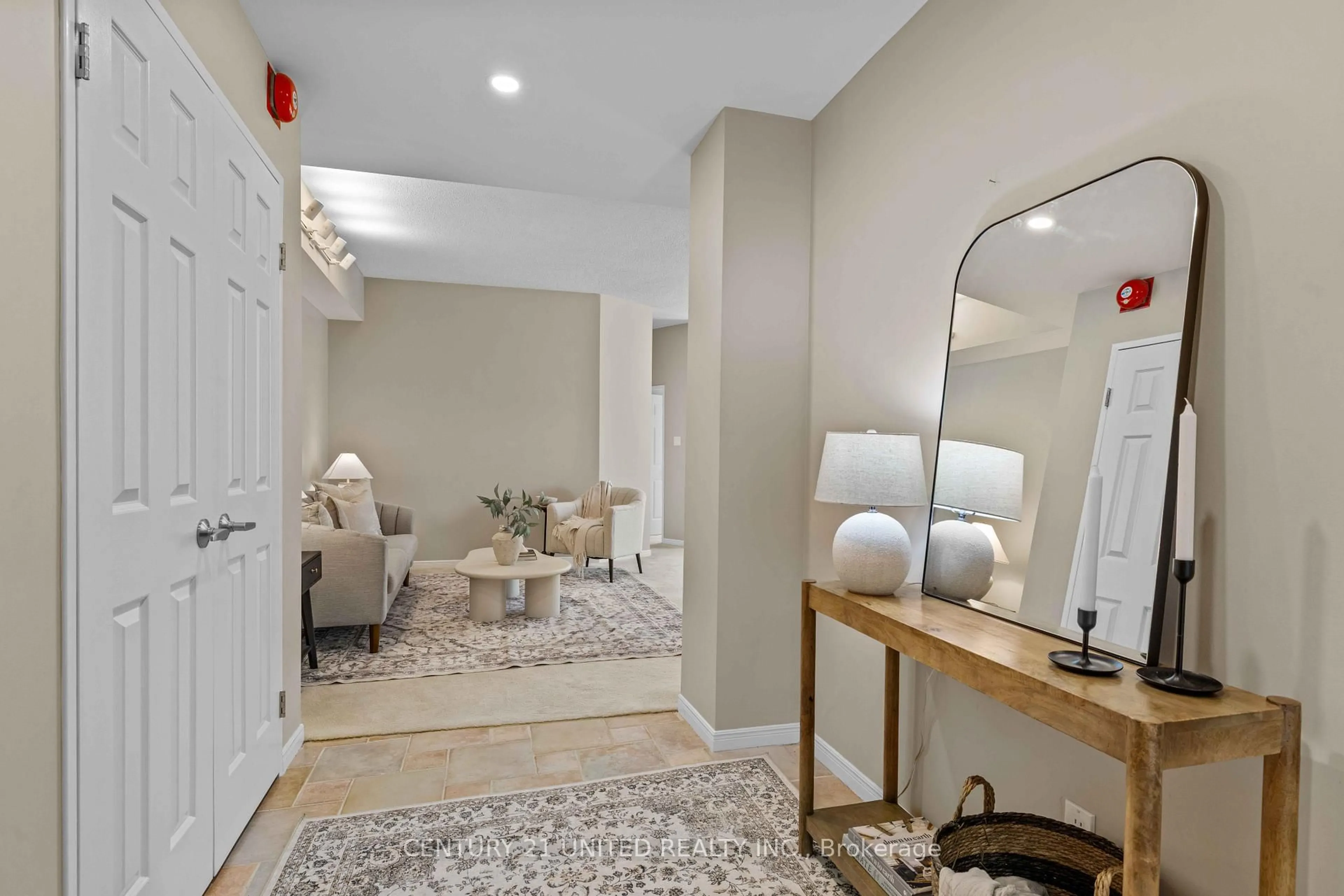 Indoor entryway for 2 George St #104, Peterborough Ontario K9J 8K8