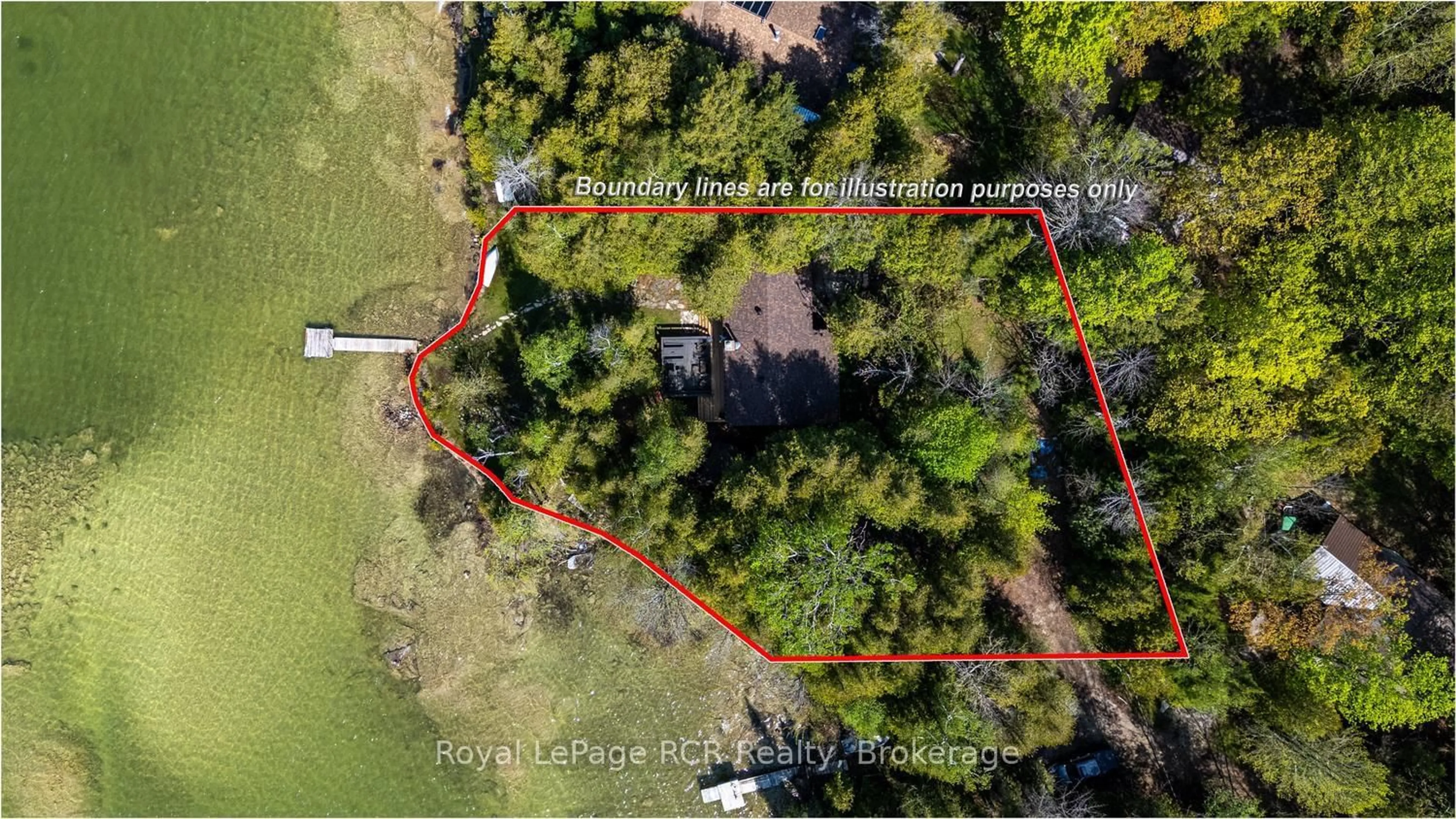 A pic from outside/outdoor area/front of a property/back of a property/a pic from drone, unknown for 90 Berford Park Rd, South Bruce Peninsula Ontario N0H 2T0